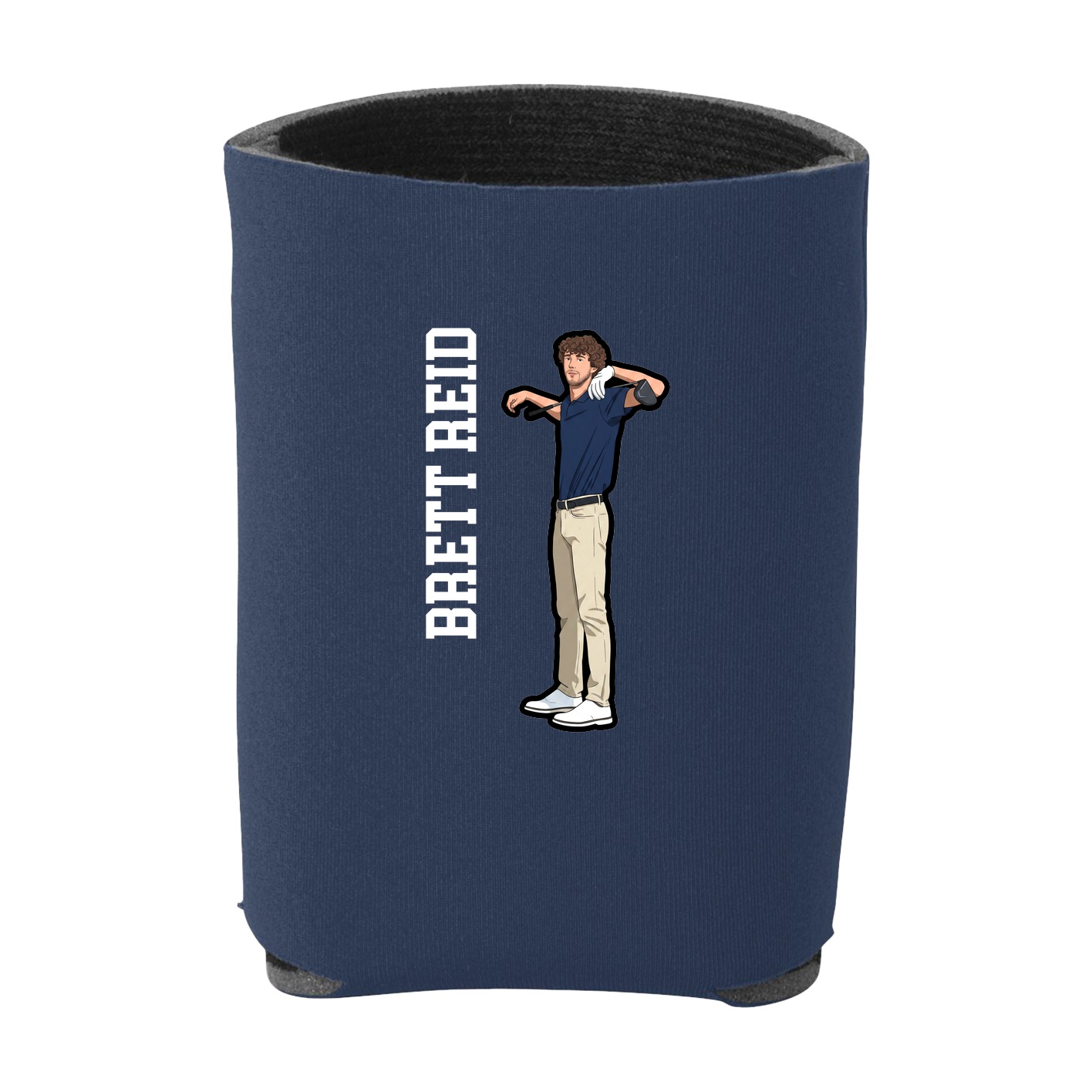 Can Holder — Name Vertical in Navy