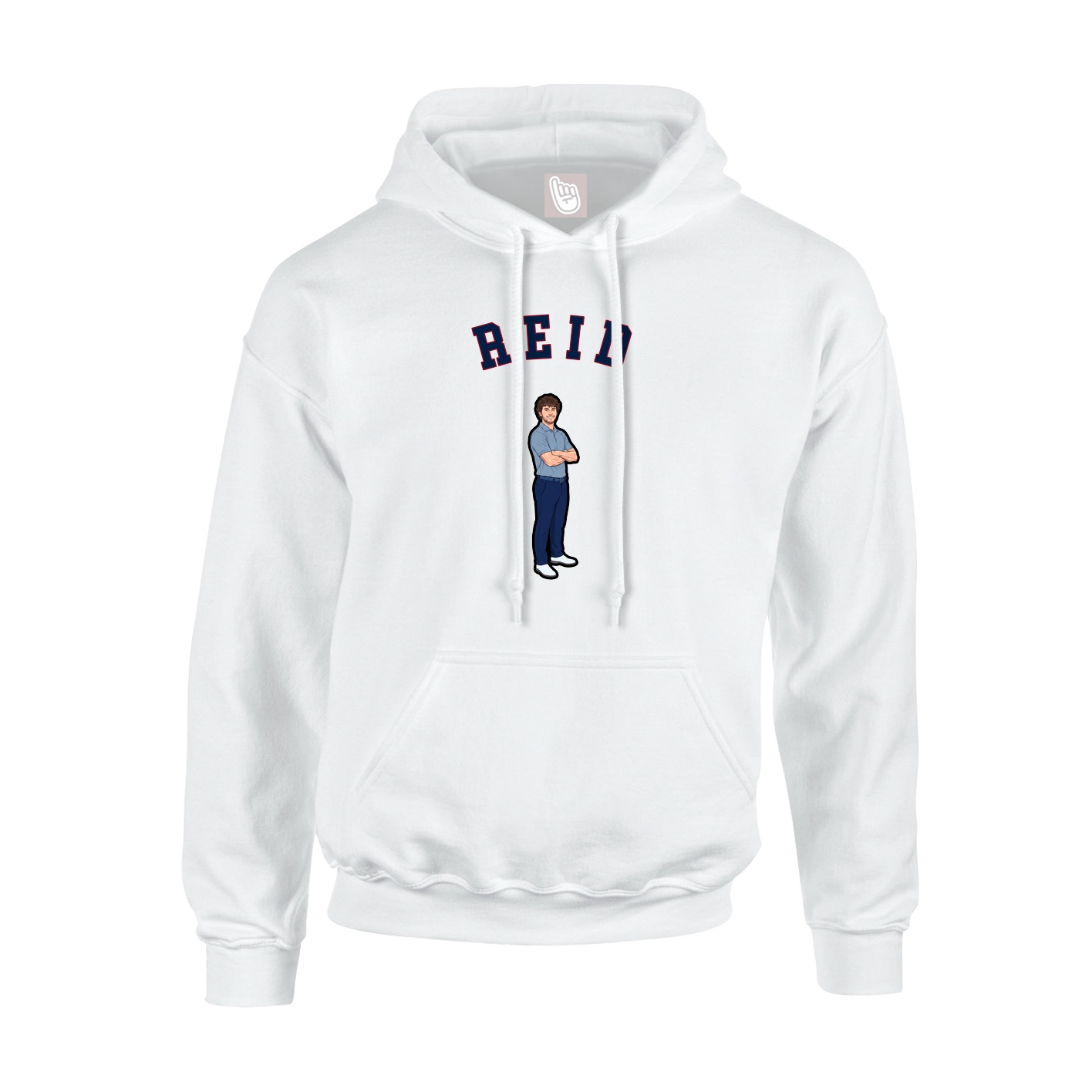 Youth Hoodie — Shirsey Arch in White