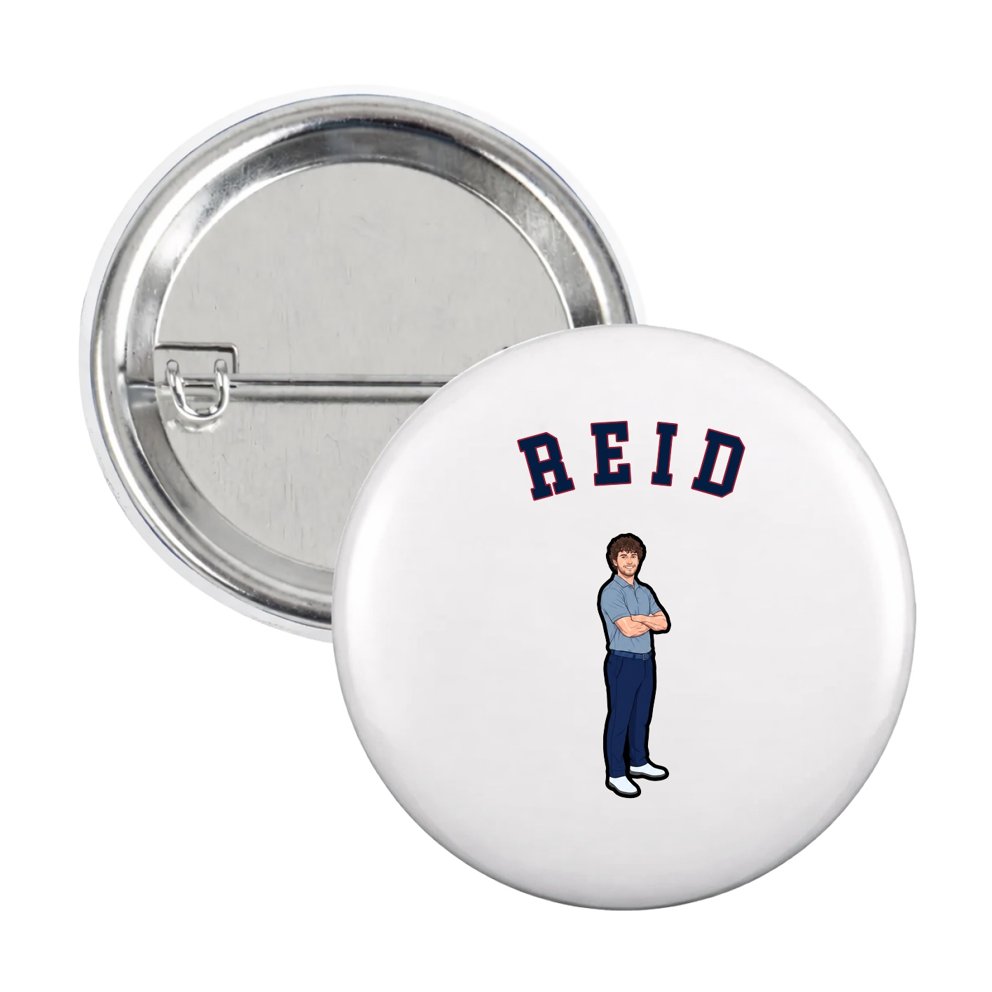 Game Day Button — Shirsey Arch in White