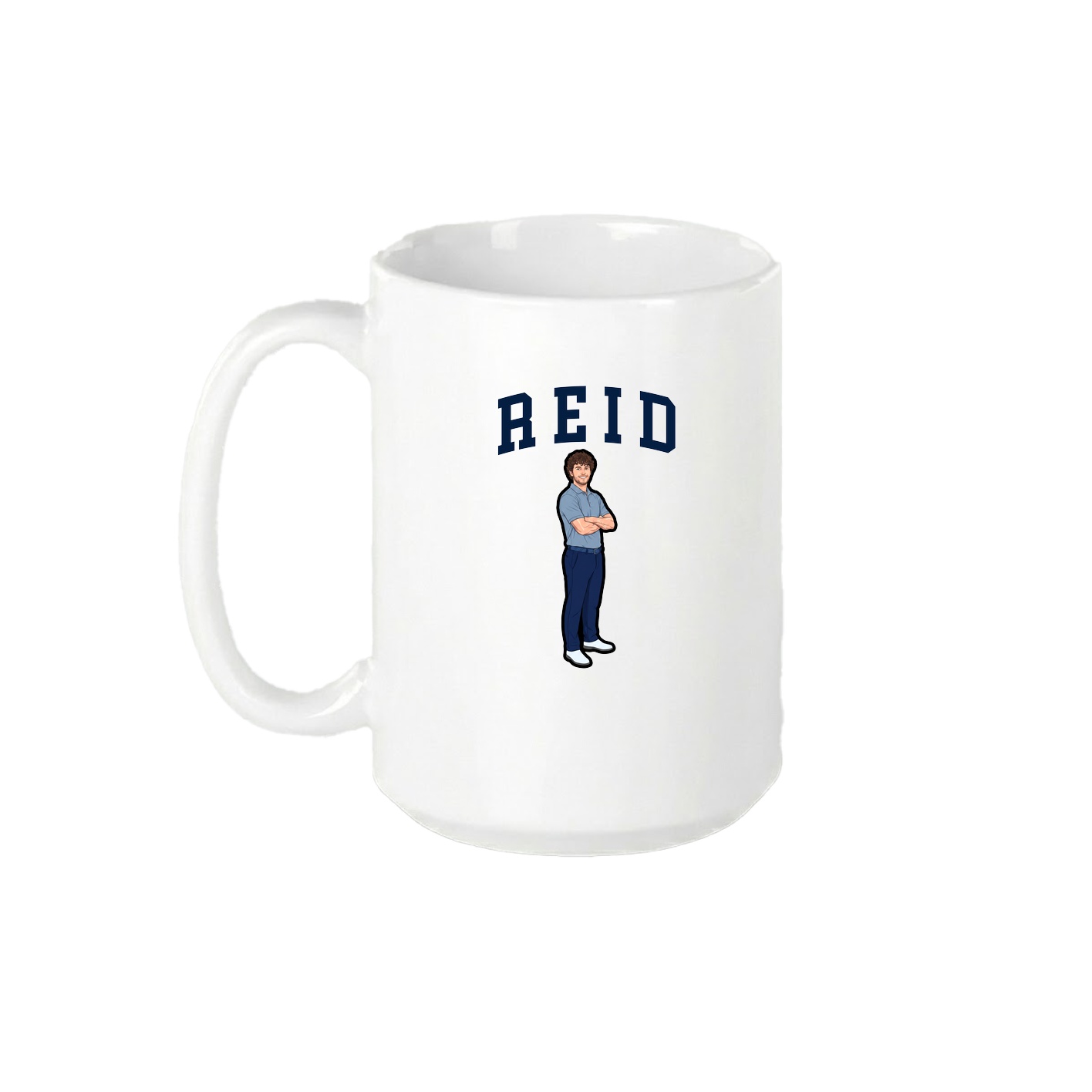 15oz Coffee Mug — Shirsey in White