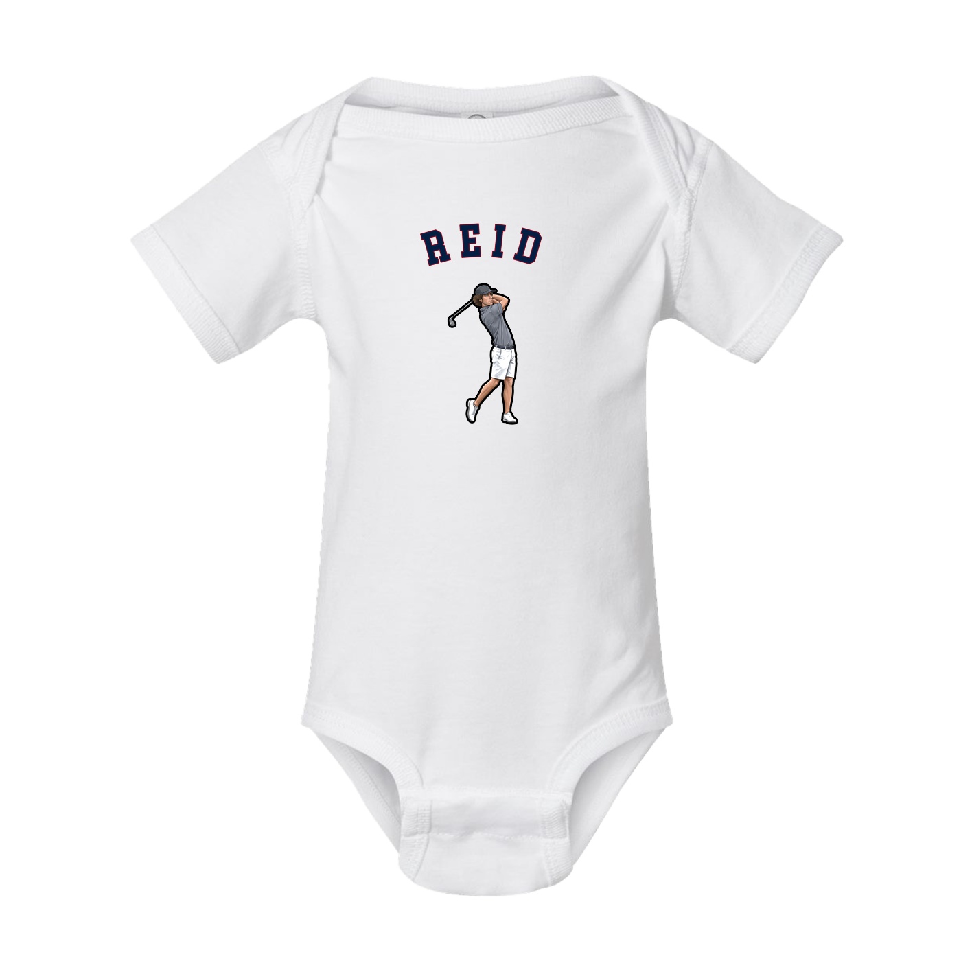 Baby Onesie — Shirsey Arch in White