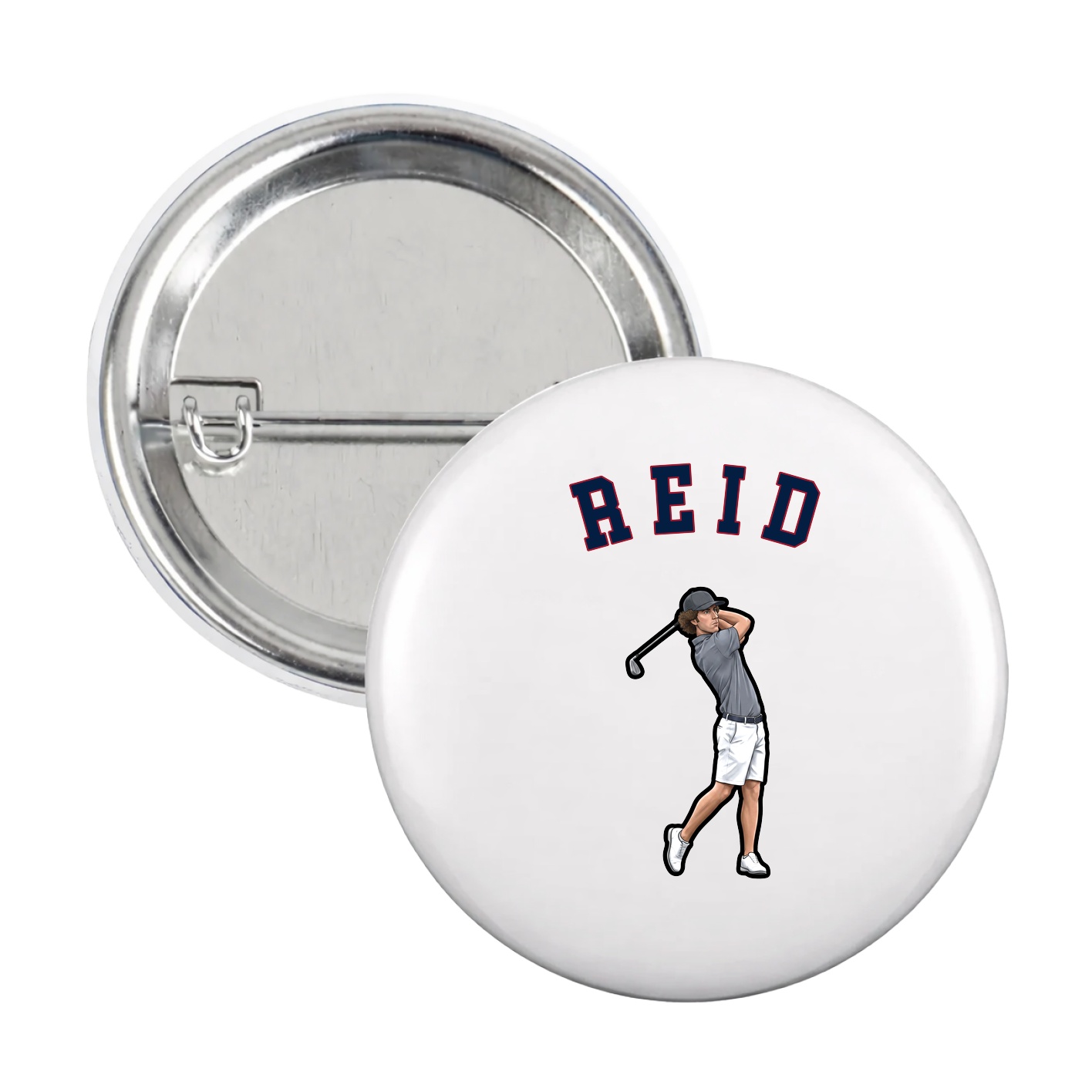 Game Day Button — Shirsey Arch in White