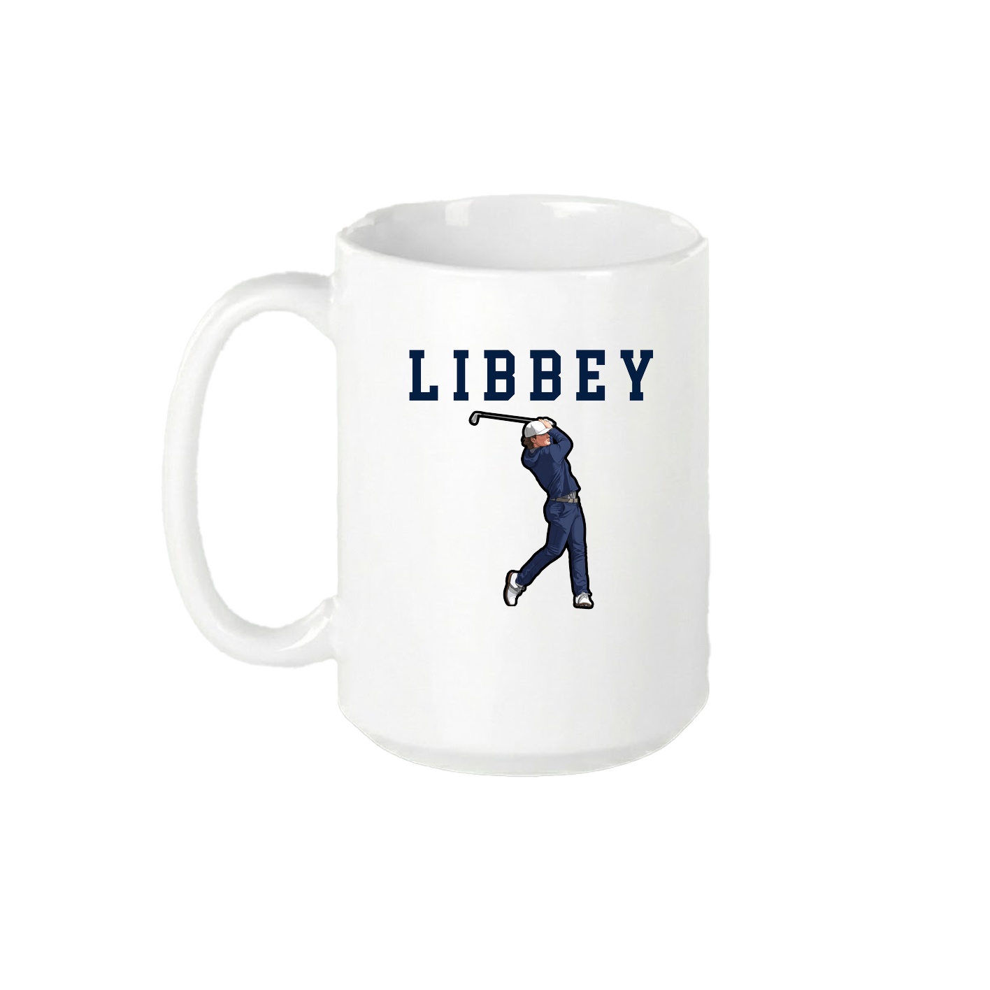 15oz Coffee Mug — Shirsey in White