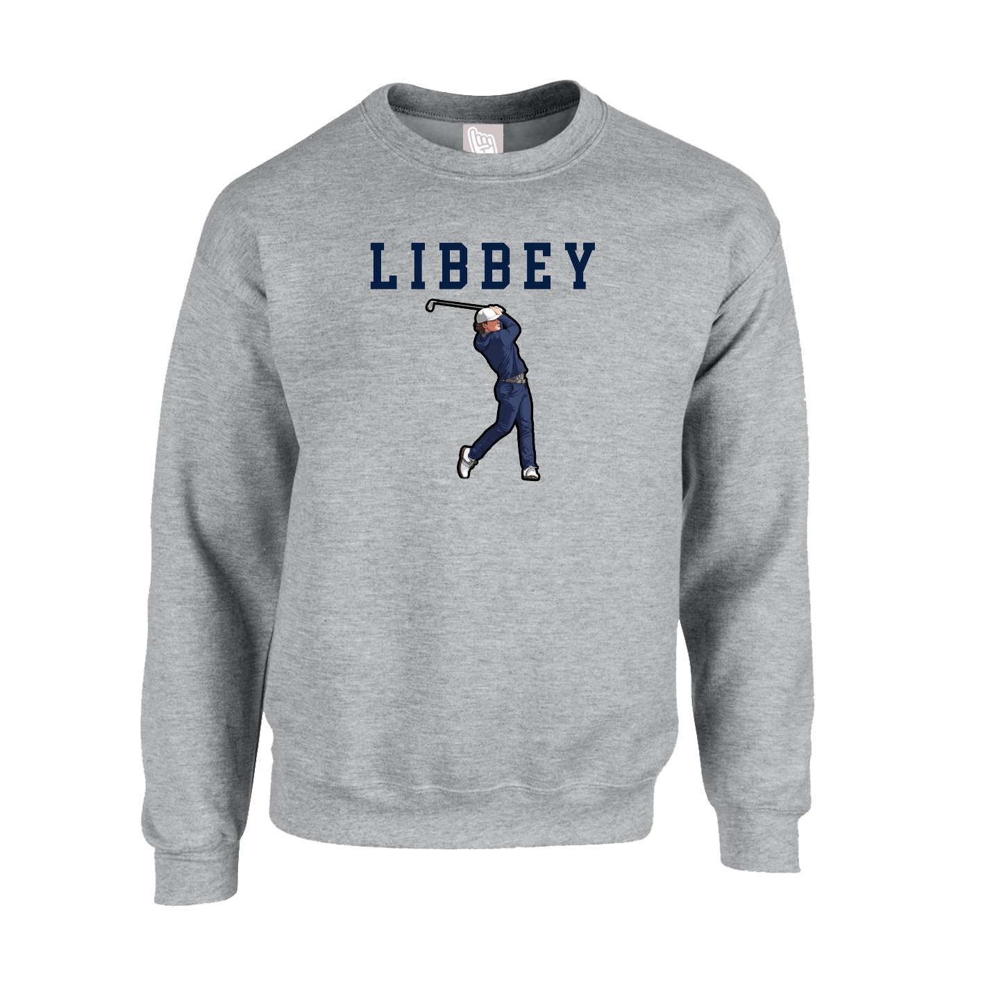 Fleece Crew — Shirsey in Grey