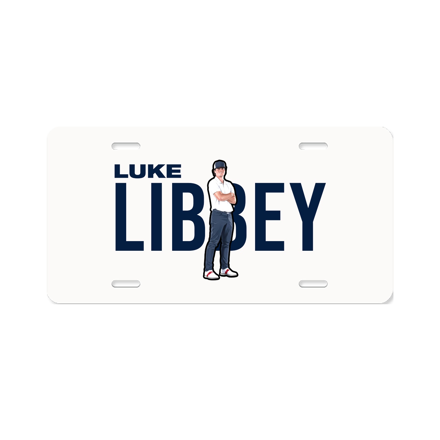 License Plate — Player Name in Classic