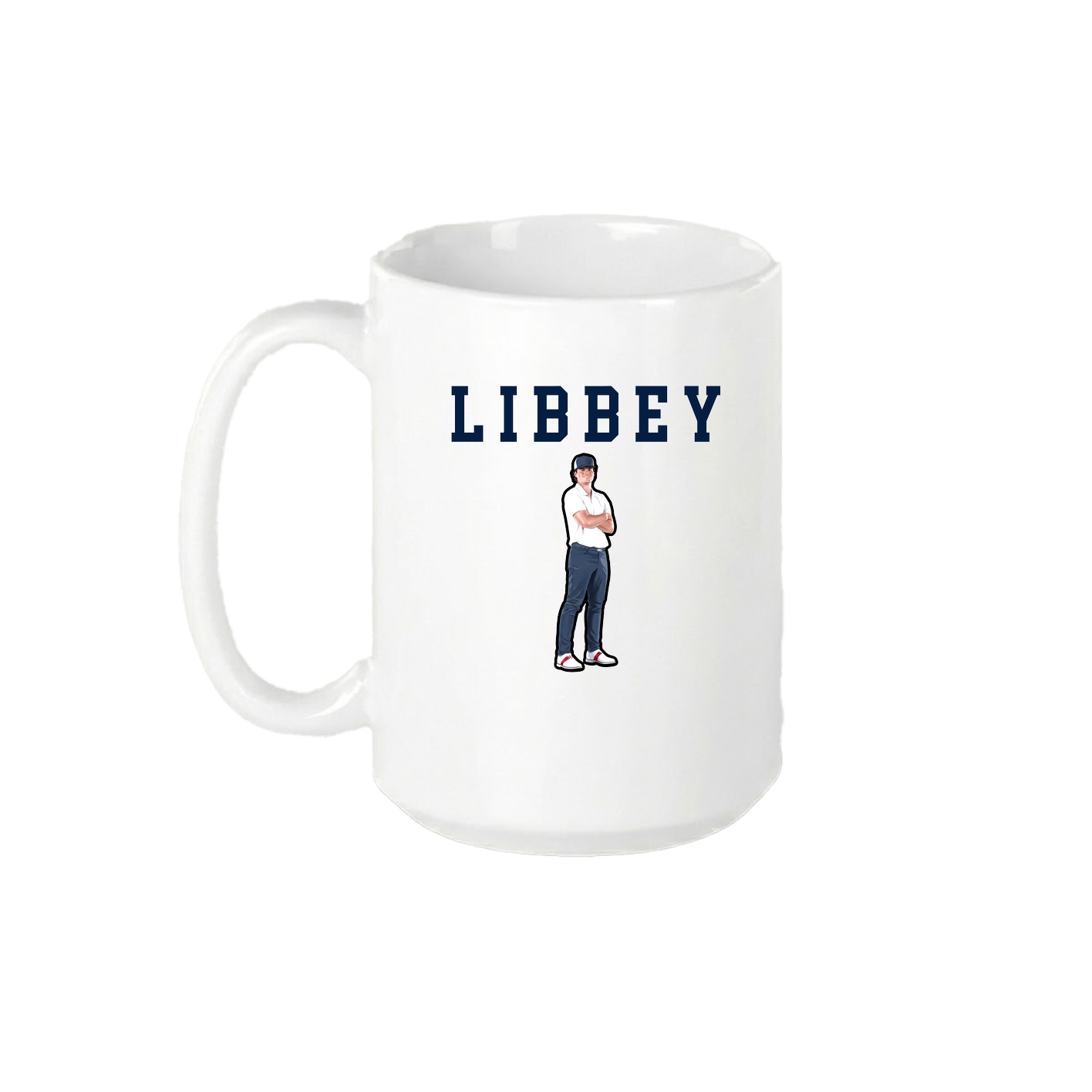 15oz Coffee Mug — Shirsey in White