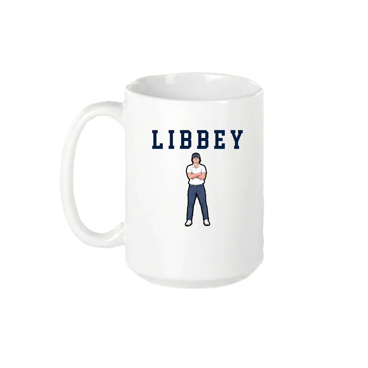 15oz Coffee Mug — Shirsey in White