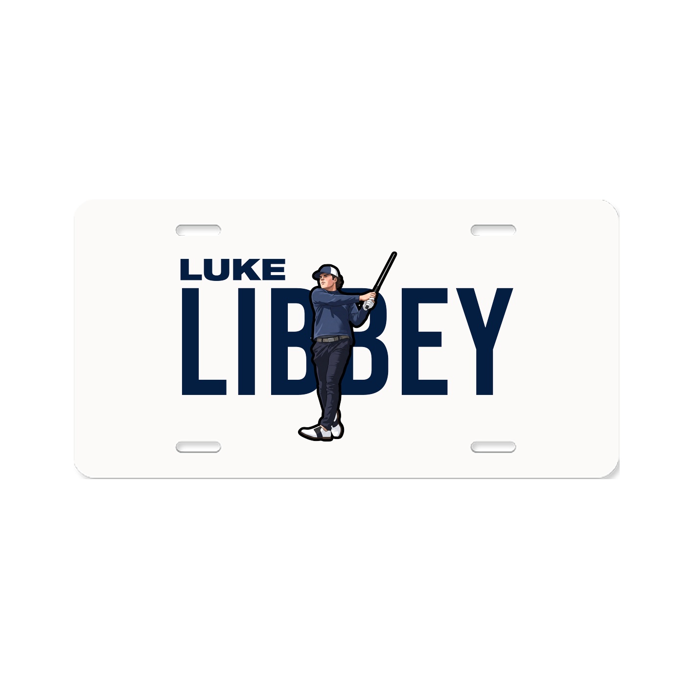 License Plate — Player Name in Classic