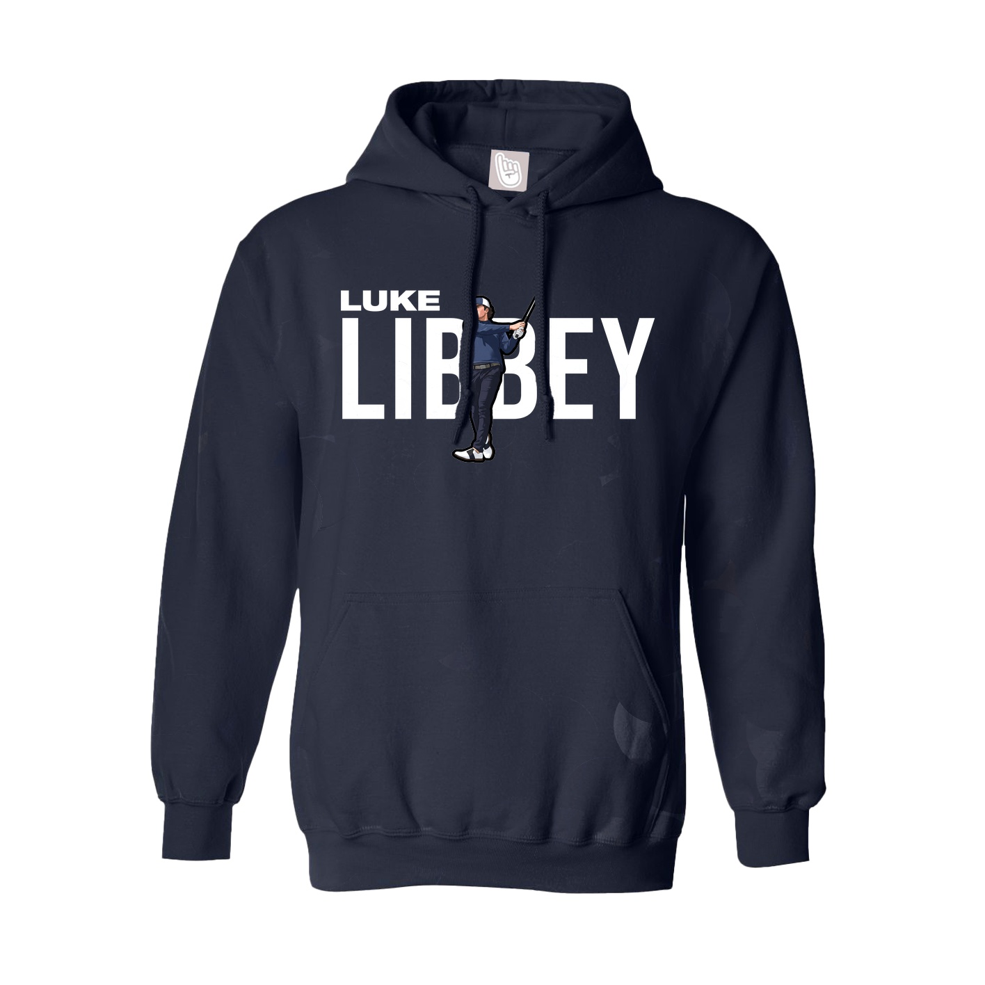 Hoodie — Player Name in Navy