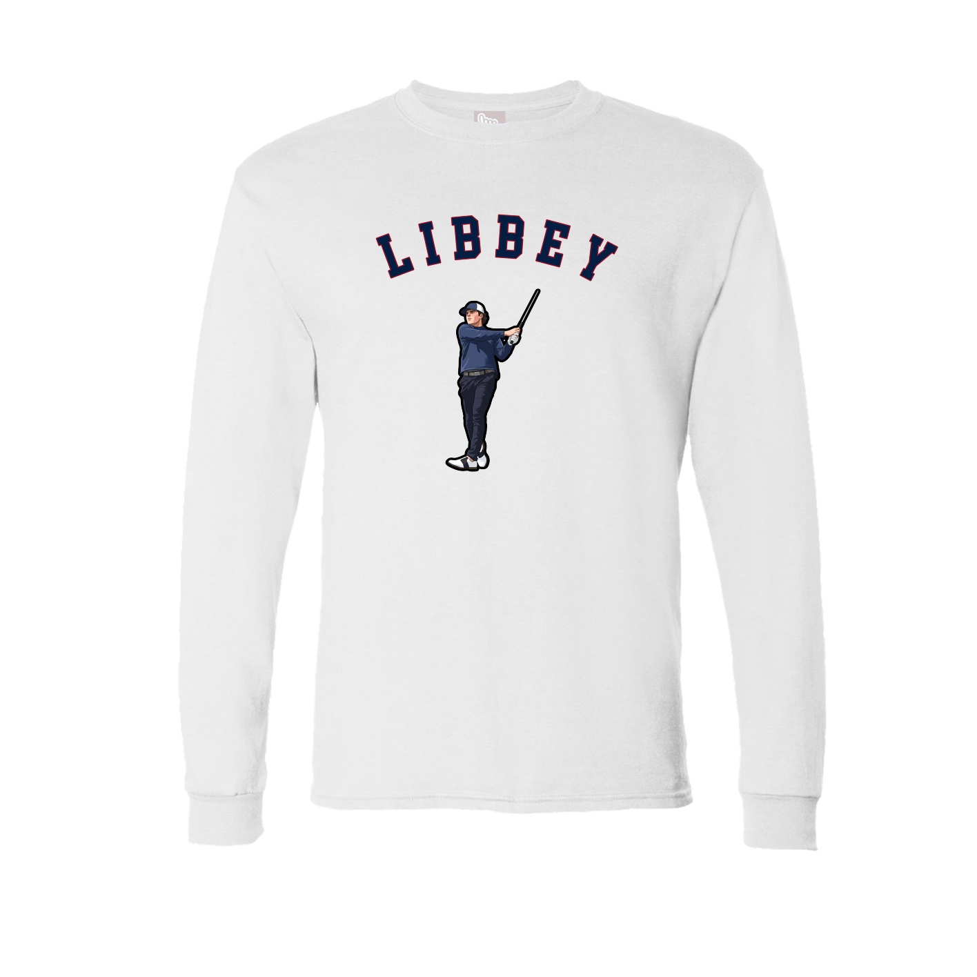 Long Sleeve Tee — Shirsey Arch in White