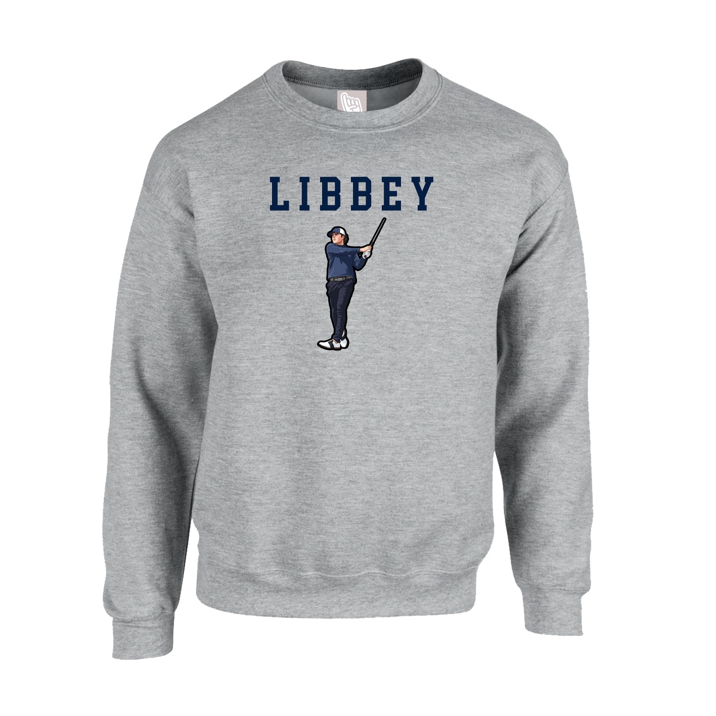 Fleece Crew — Shirsey in Grey