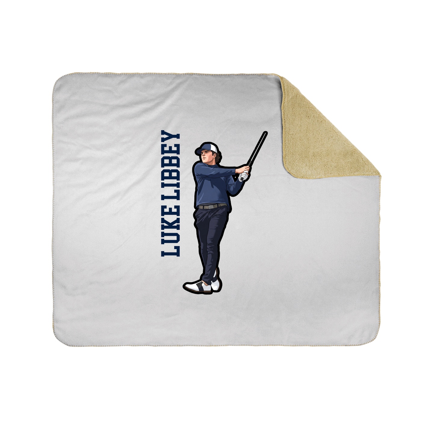 50x60 Sherpa Lined Throw Blanket