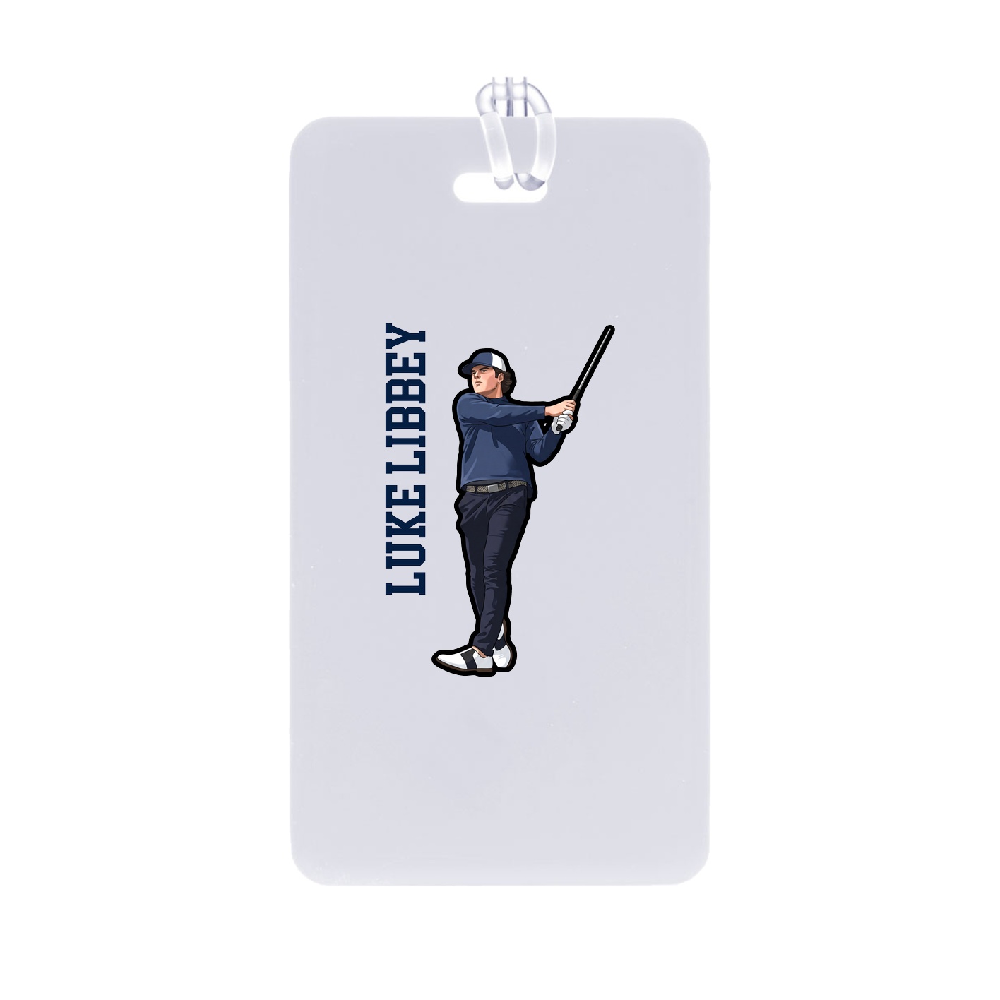 Bag Tag — Name Vertical in Classic