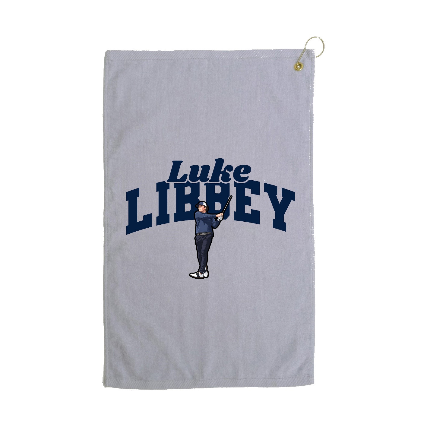 Golf Towel — Signature Arch in Grey