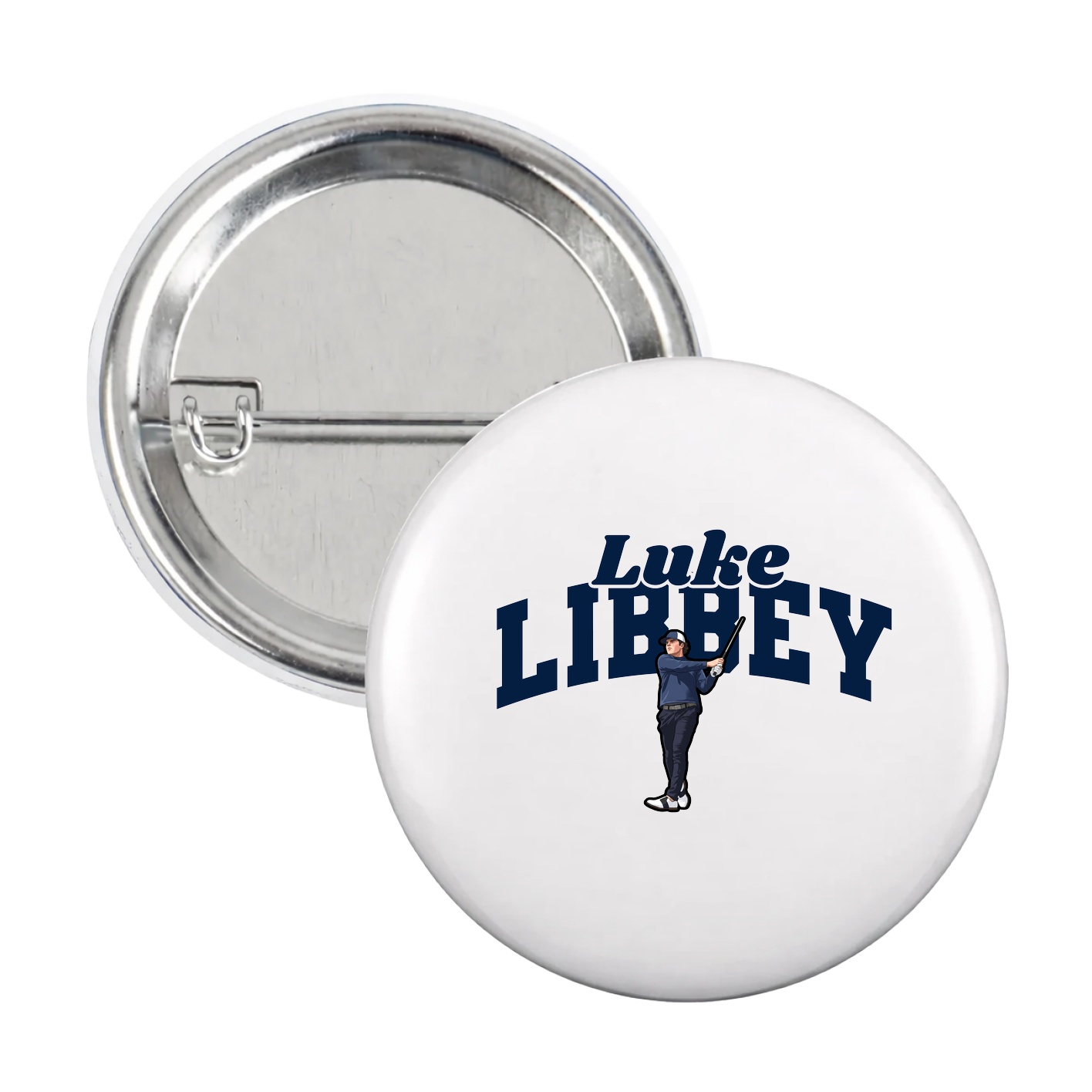 Game Day Button — Signature Arch in White