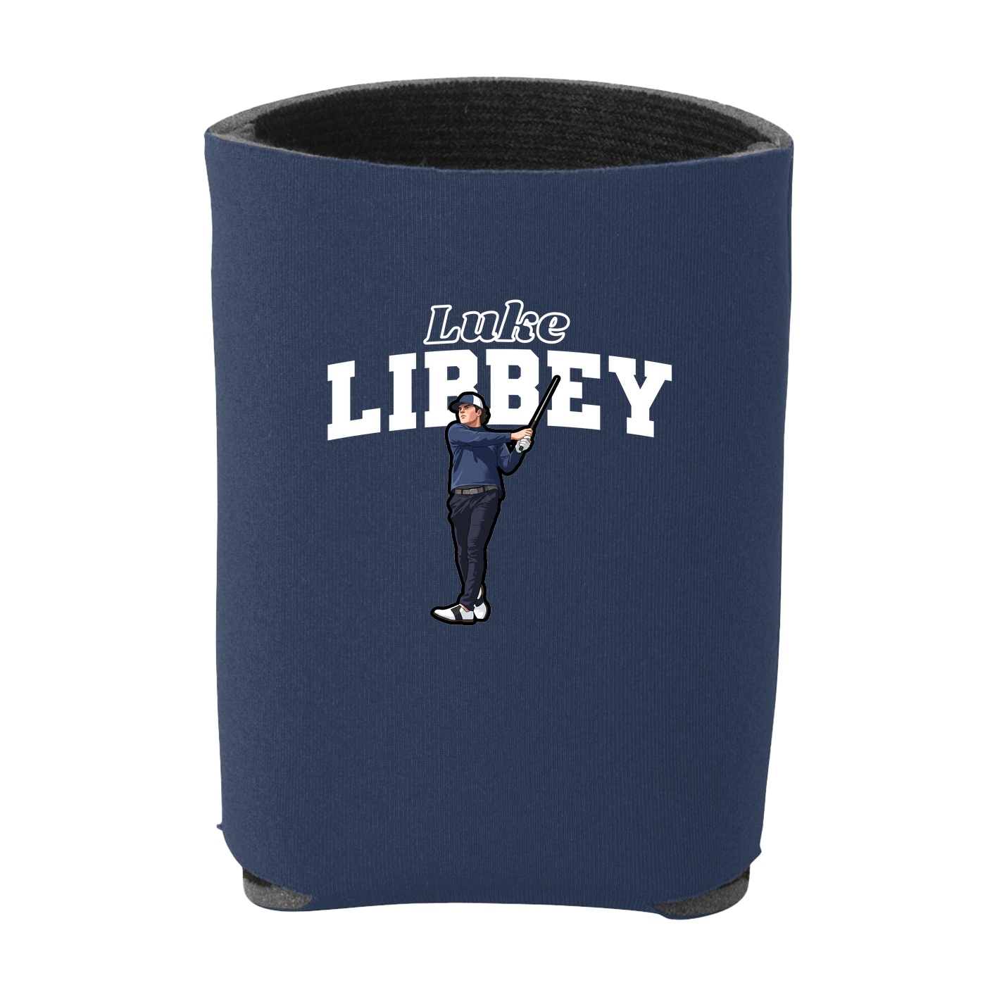 Can Holder — Name Arch in Navy