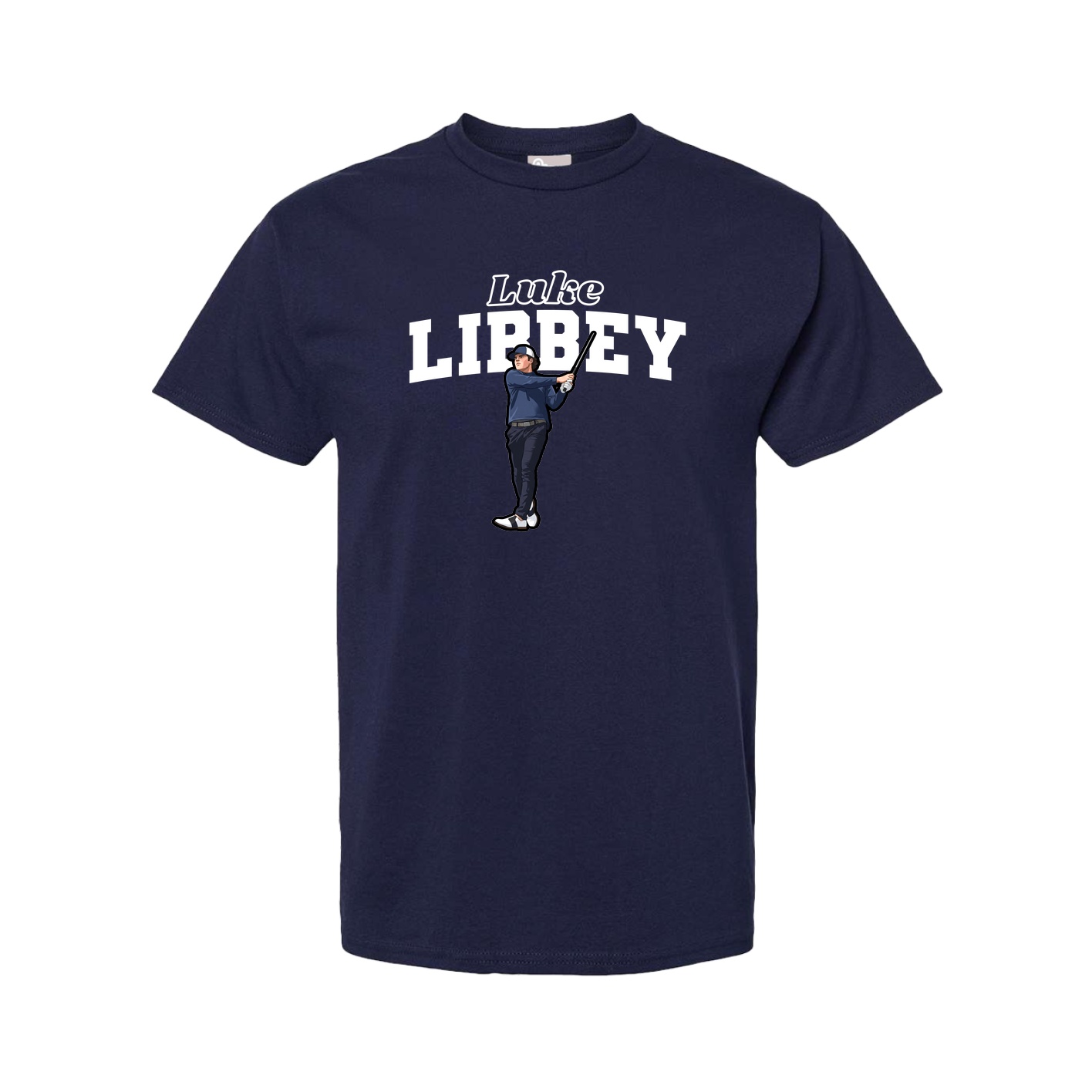 Youth Tee — Name Arch in Navy