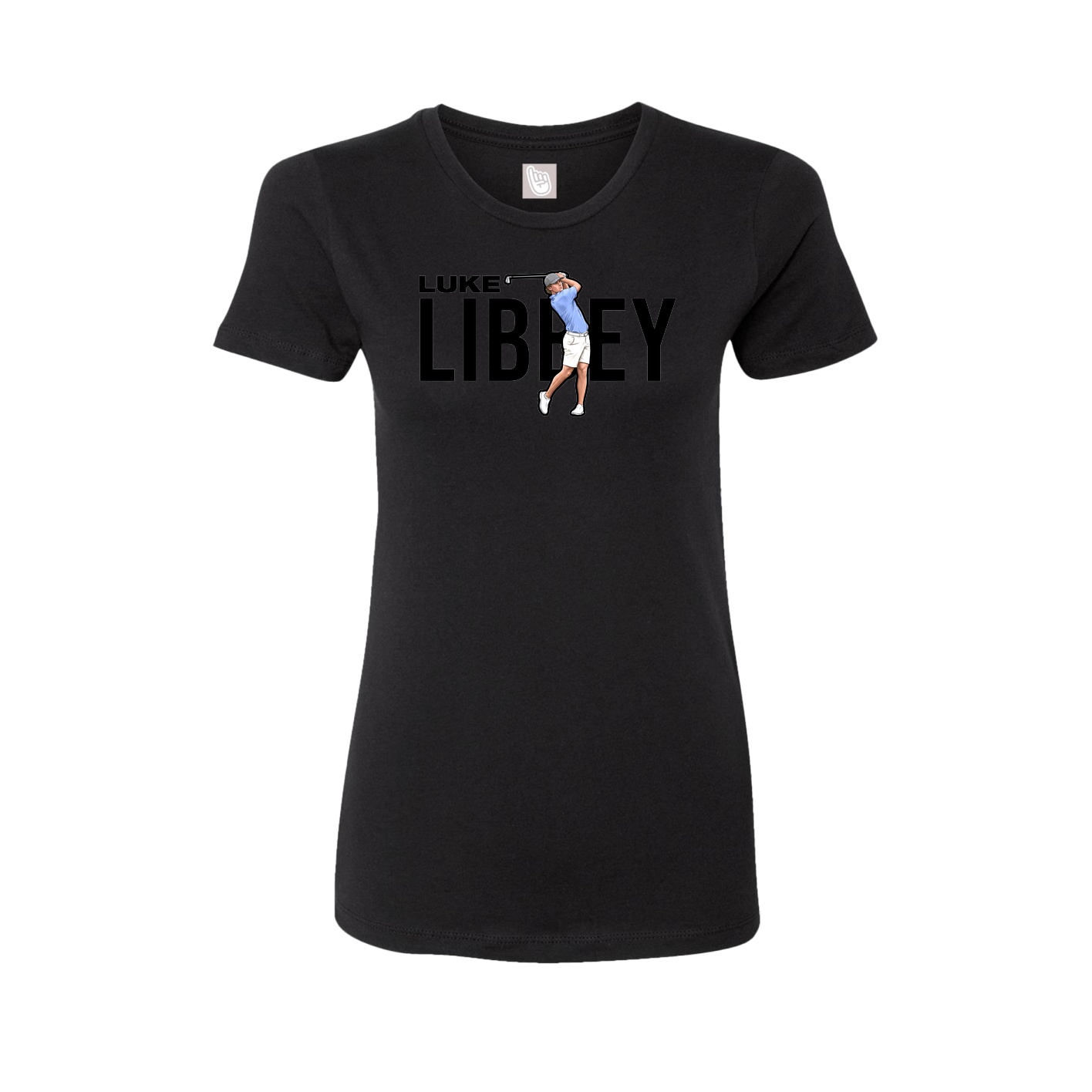 Womens Tee — Player Name in Black