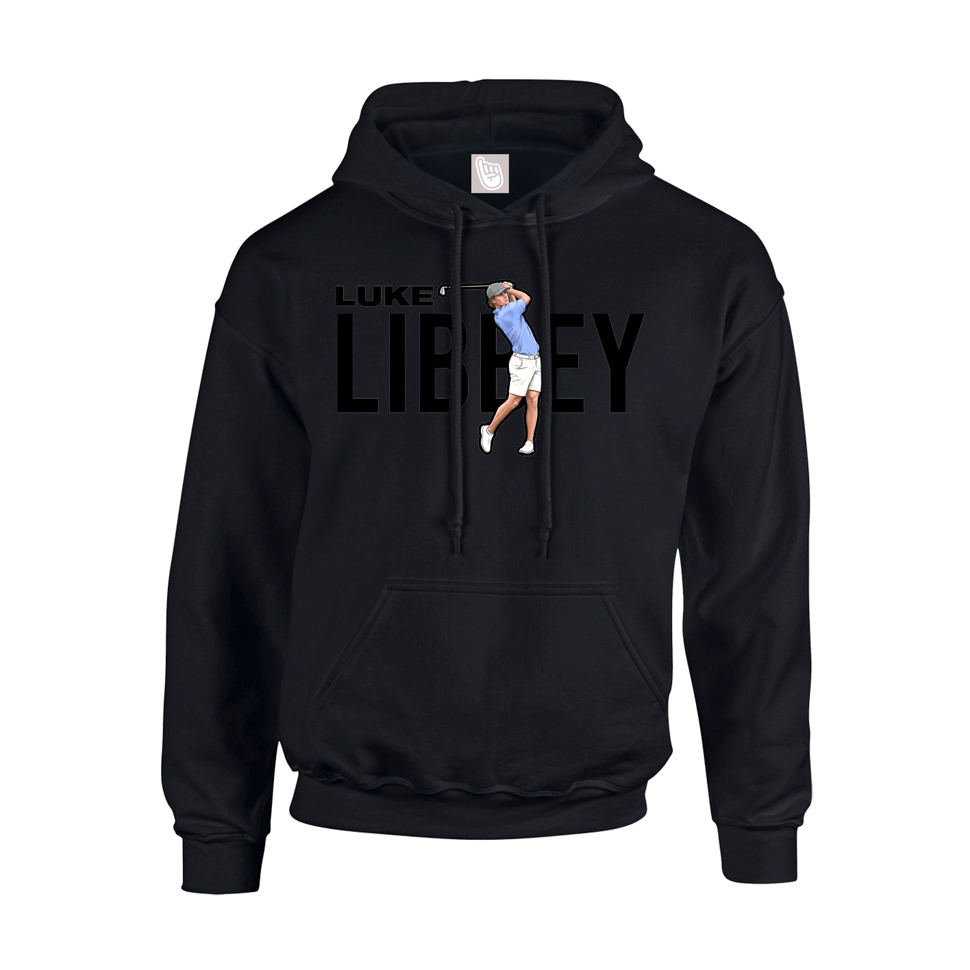 Hoodie — Player Name in Black