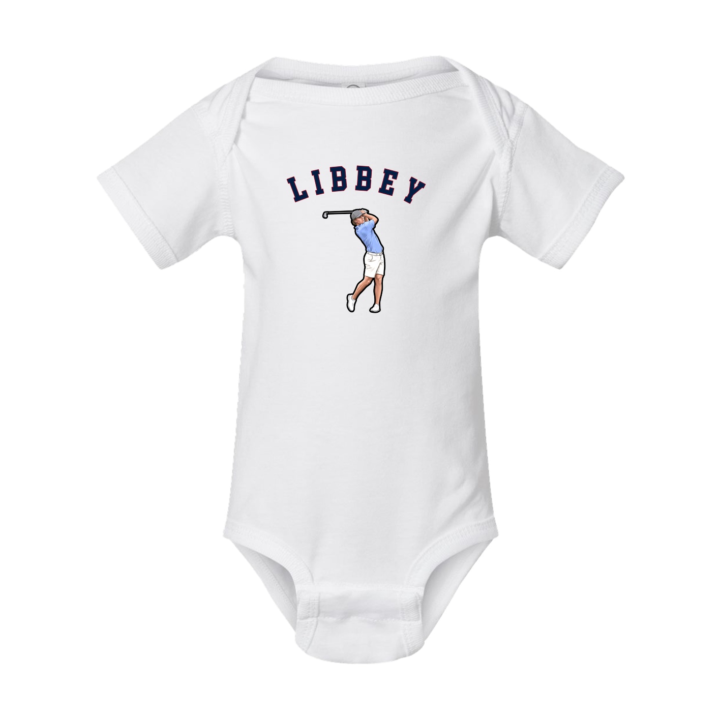 Baby Onesie — Shirsey Arch in White