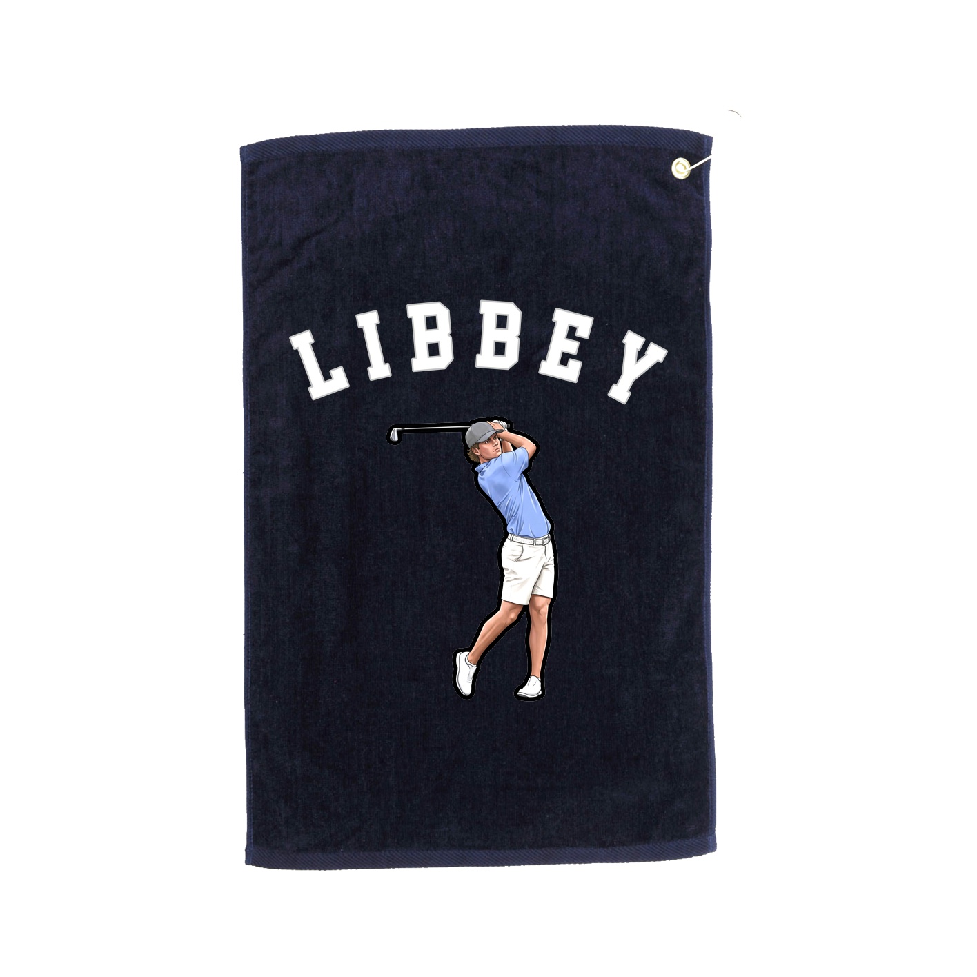 Golf Towel — Shirsey Arch in Navy