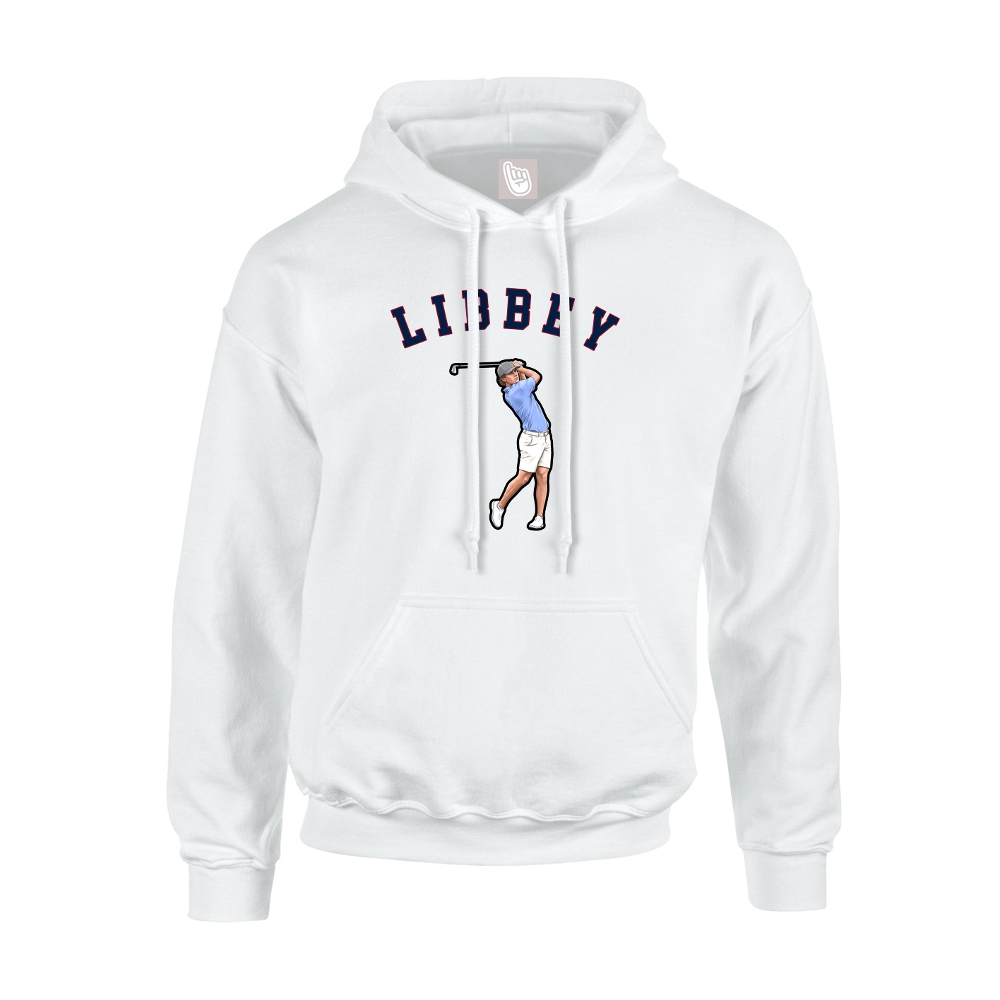 Hoodie — Shirsey Arch in White