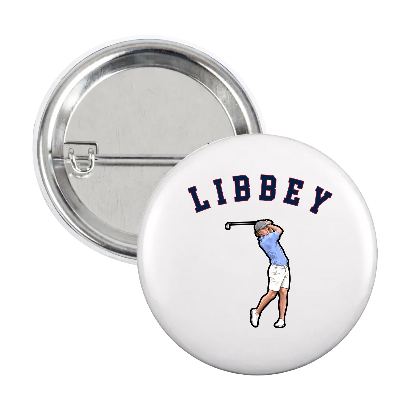Game Day Button — Shirsey Arch in White