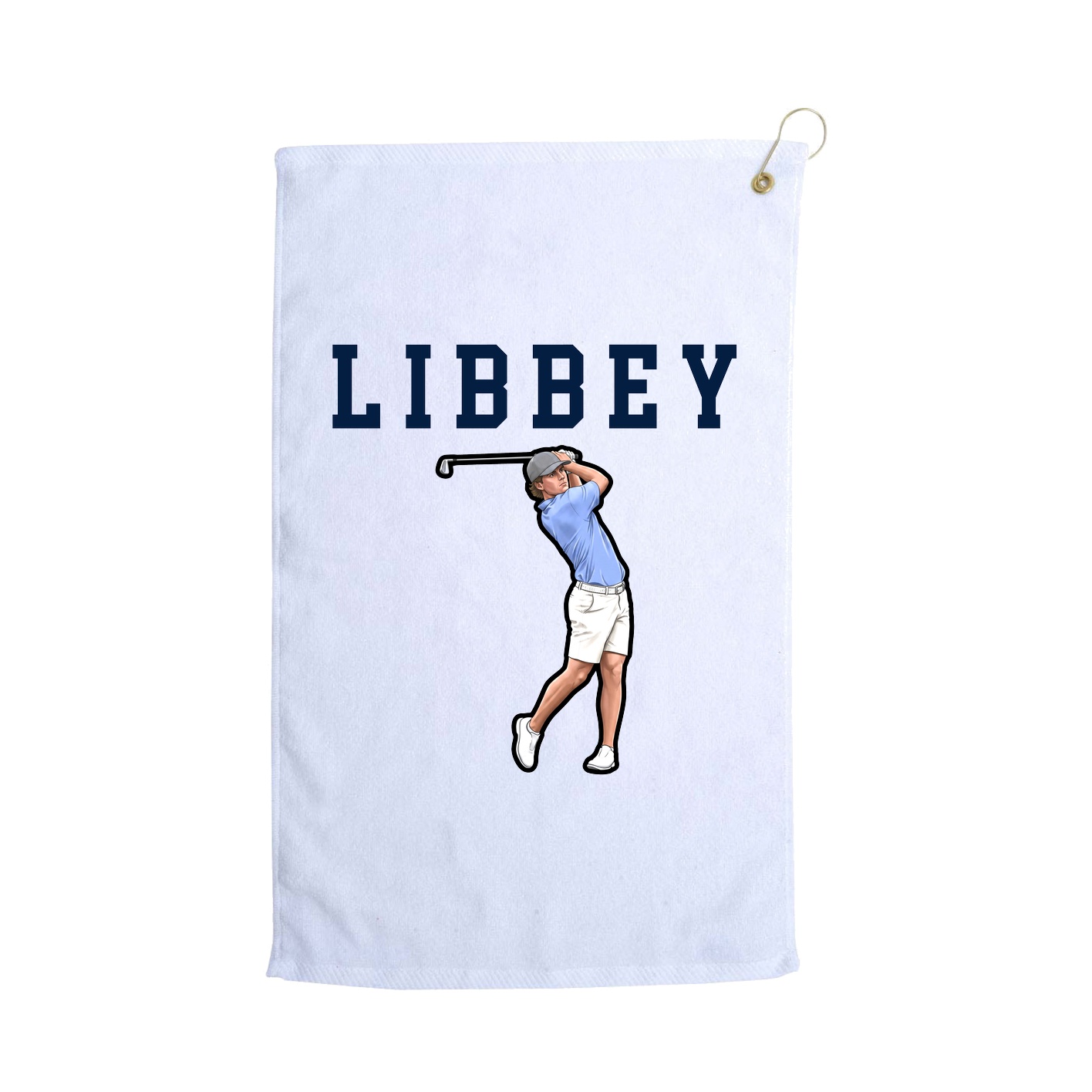 Golf Towel — Shirsey in White