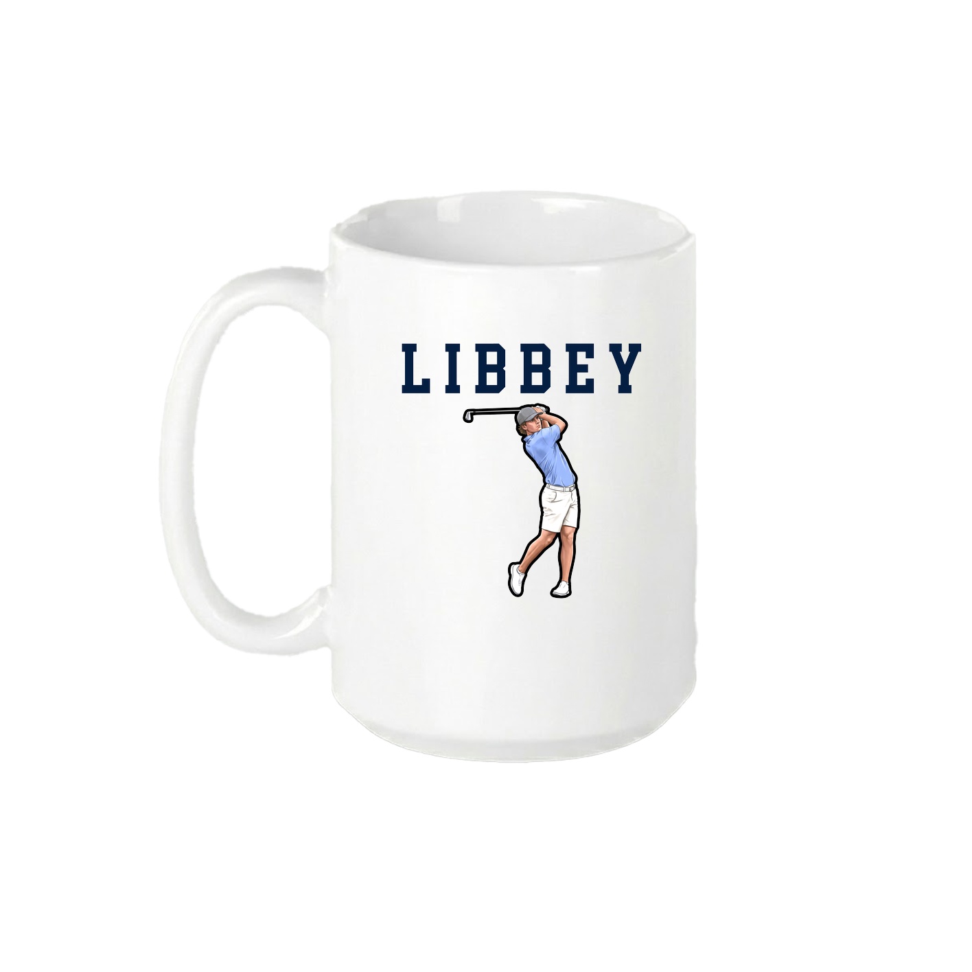15oz Coffee Mug — Shirsey in White