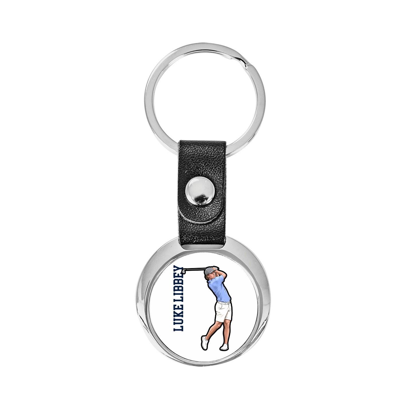 Key Chain — Name Vertical in Classic