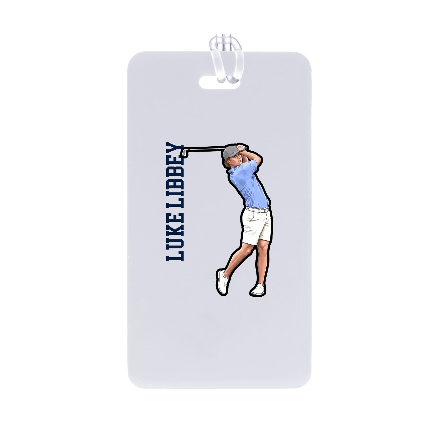 Bag Tag — Name Vertical in Classic