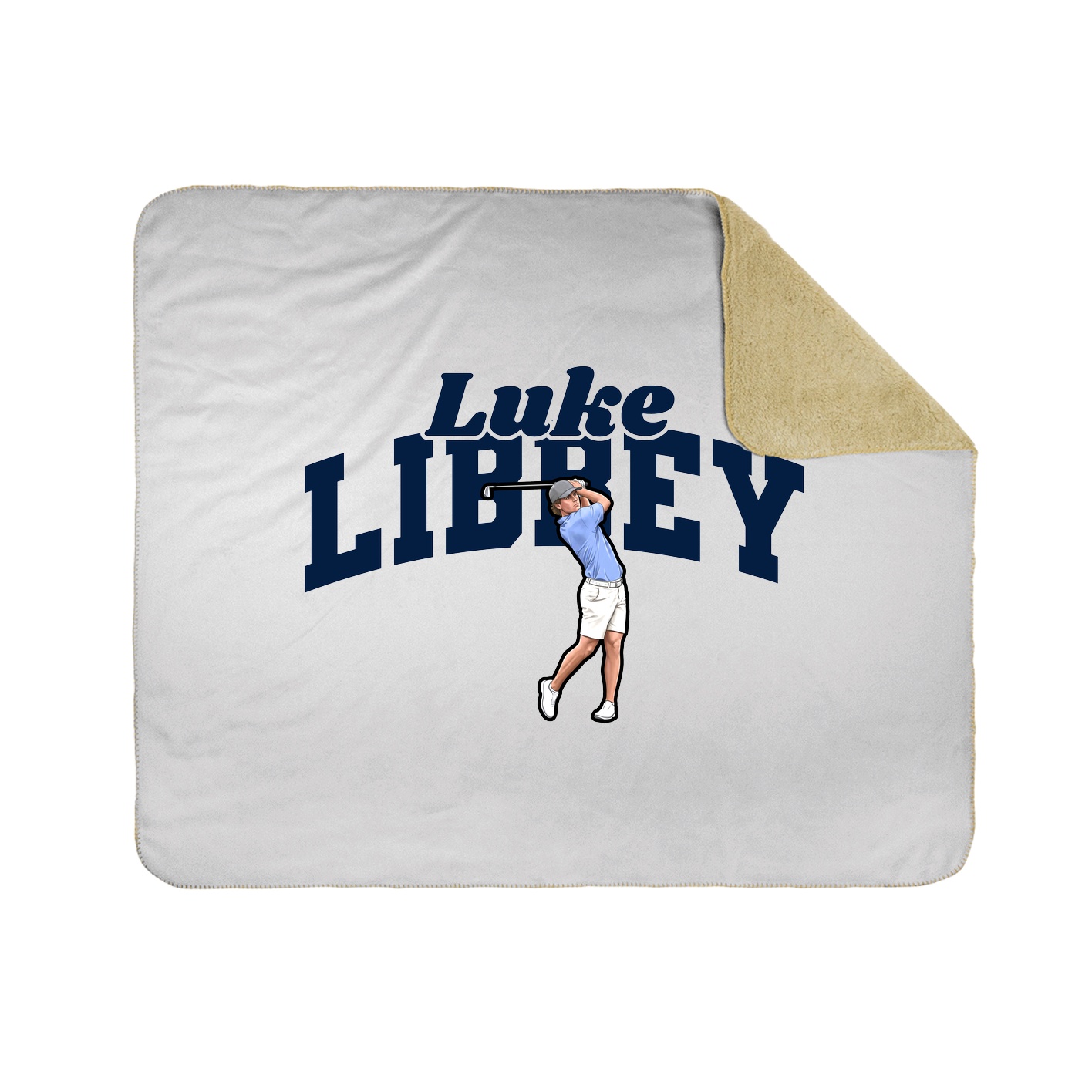 Throw Blanket — Signature Arch in White