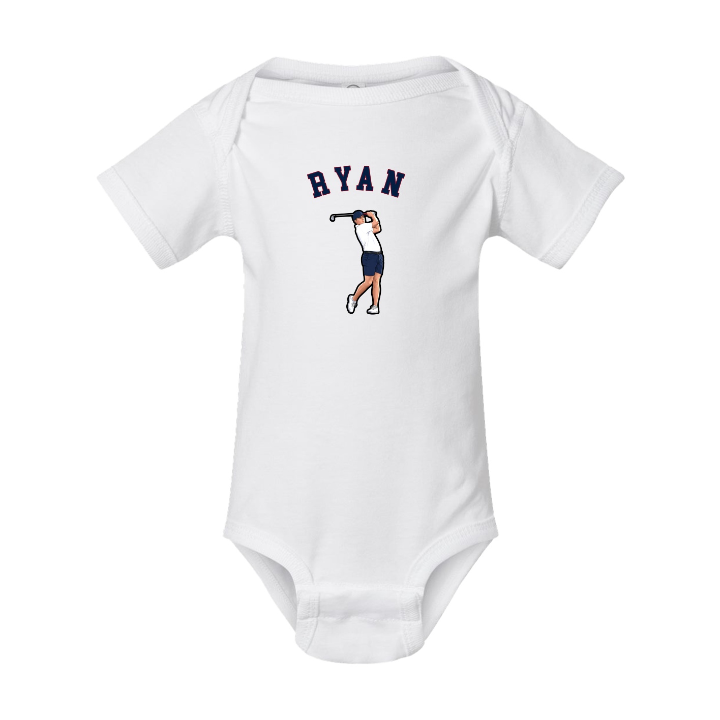 Baby Onesie — Shirsey Arch in White