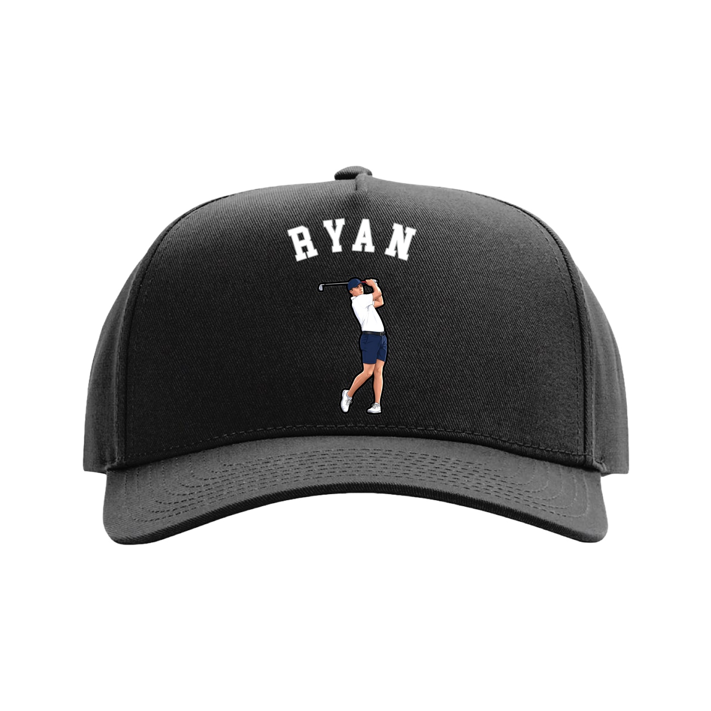 Full Fabric Five-Panel Champ Cap