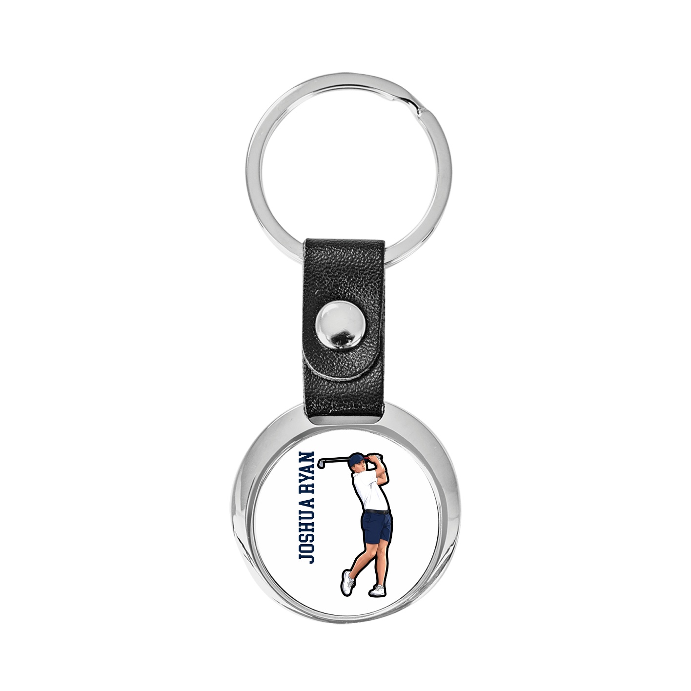 Key Chain — Name Vertical in Classic