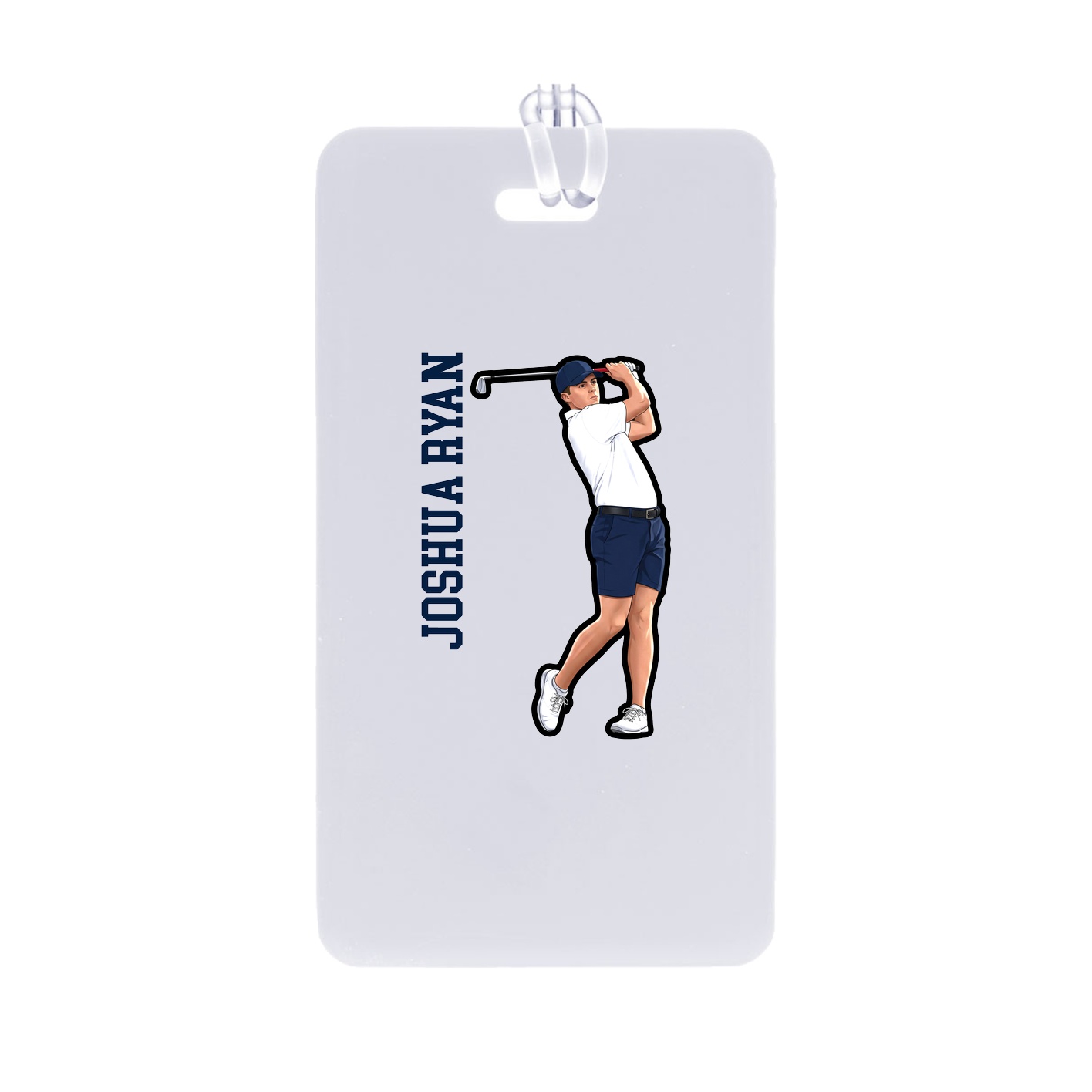 Bag Tag — Name Vertical in Classic