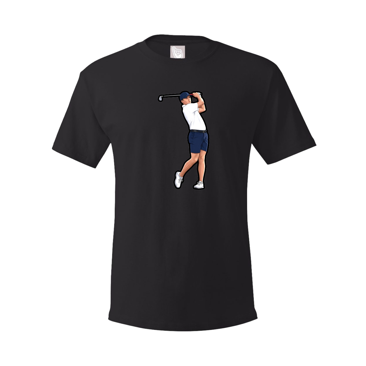 Tee — Name Vertical in Black