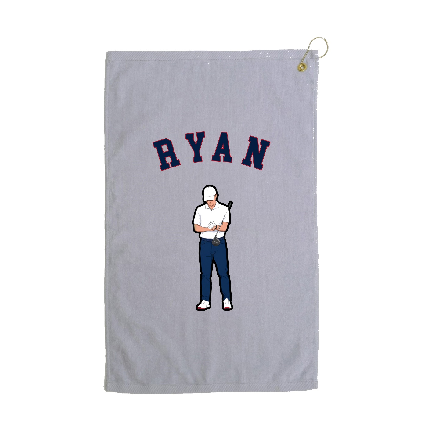 Golf Towel — Shirsey Arch in Grey