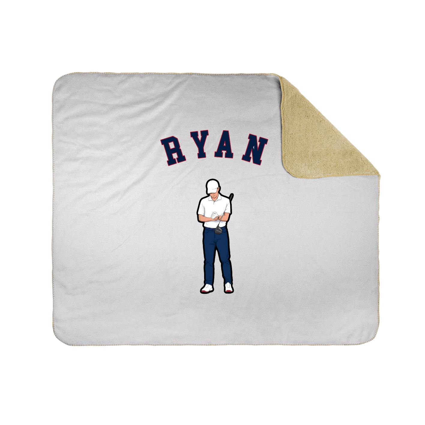 Throw Blanket — Shirsey Arch in White
