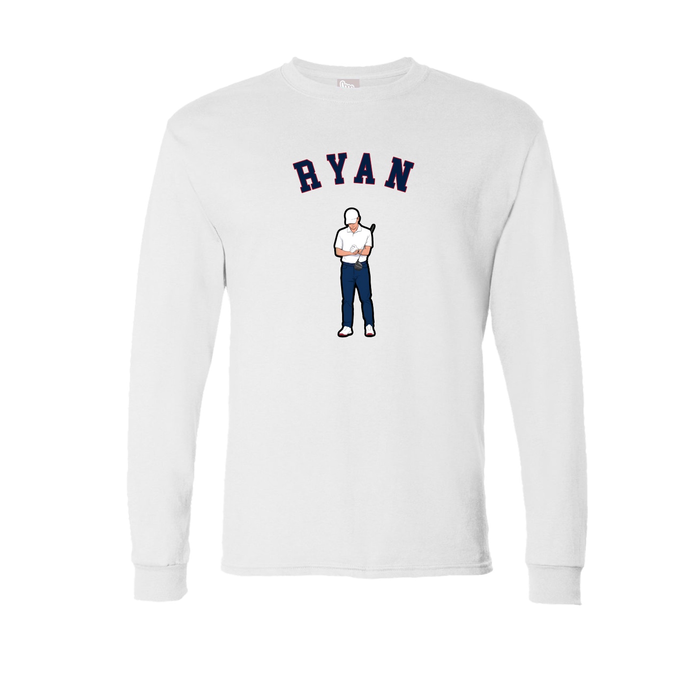 Long Sleeve Tee — Shirsey Arch in White