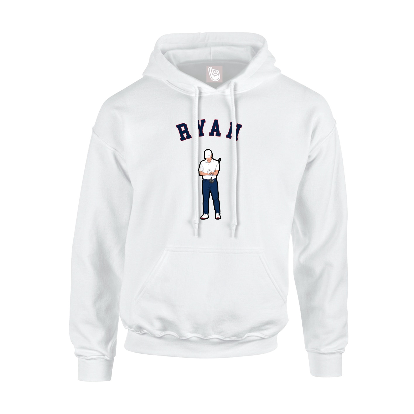 Youth Hoodie — Shirsey Arch in White