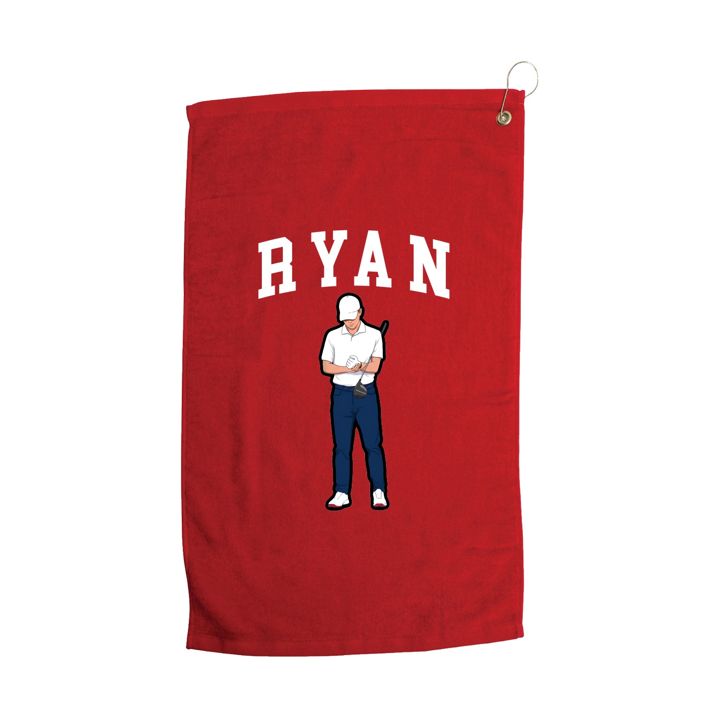Golf Towel — Shirsey in Red