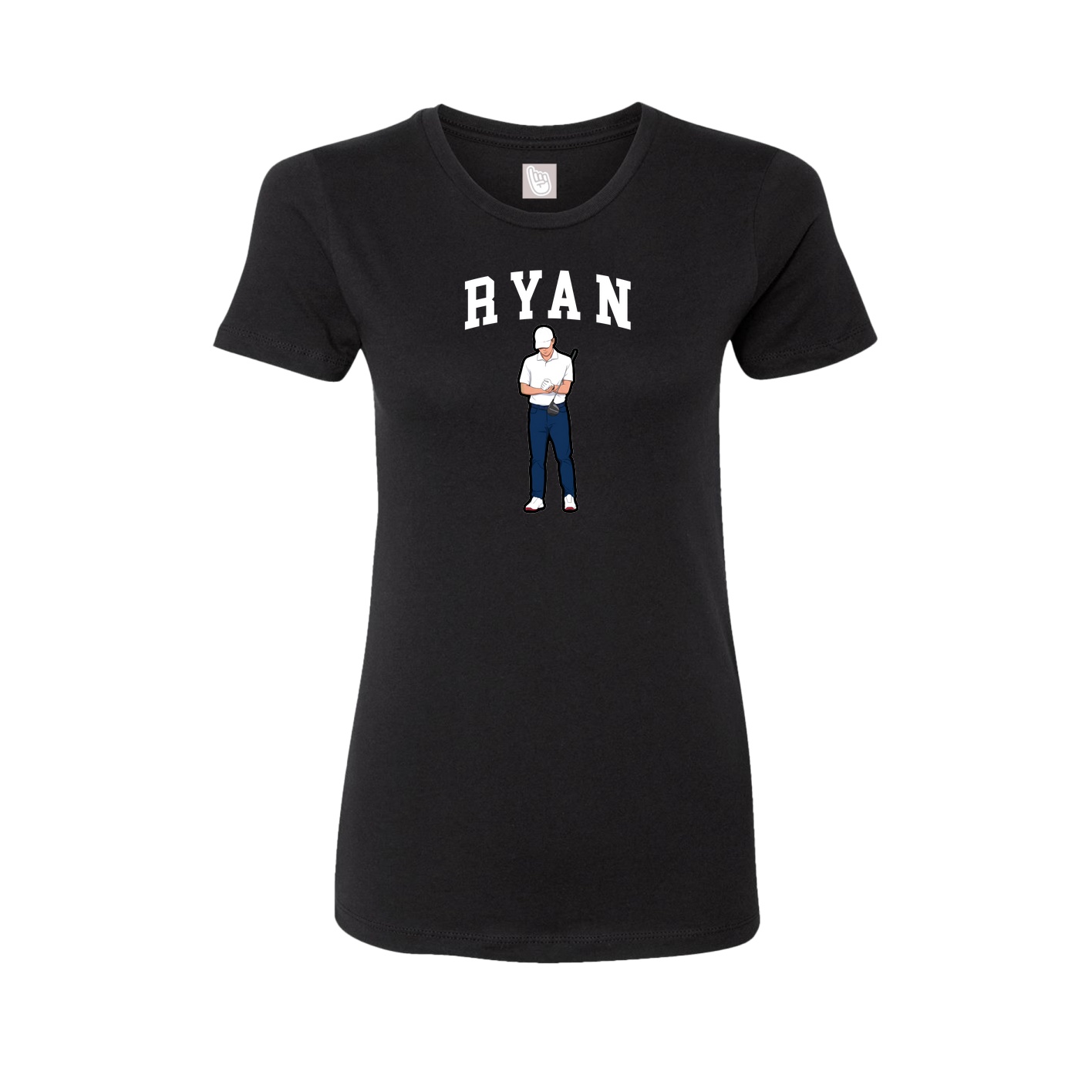 Fitted Women's Tee — Shirsey in Black