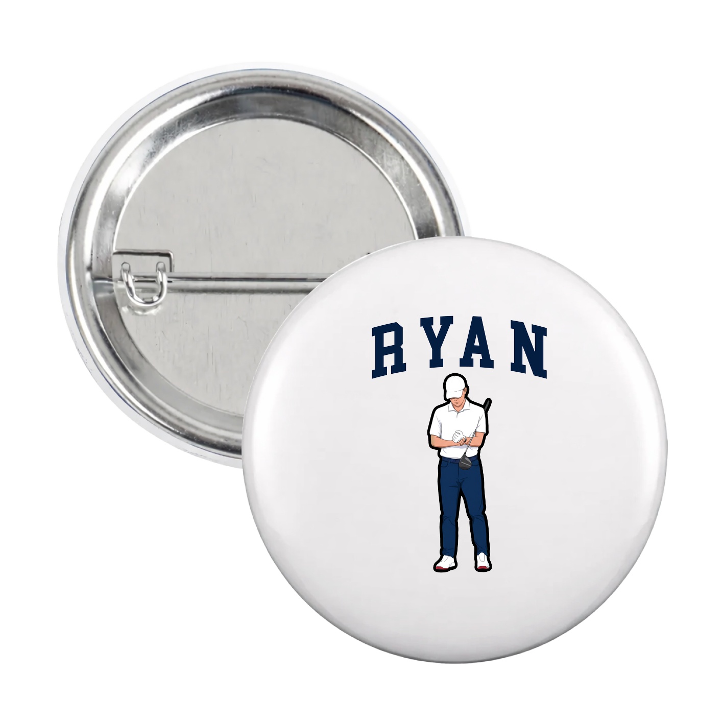 Game Day Button — Shirsey in White
