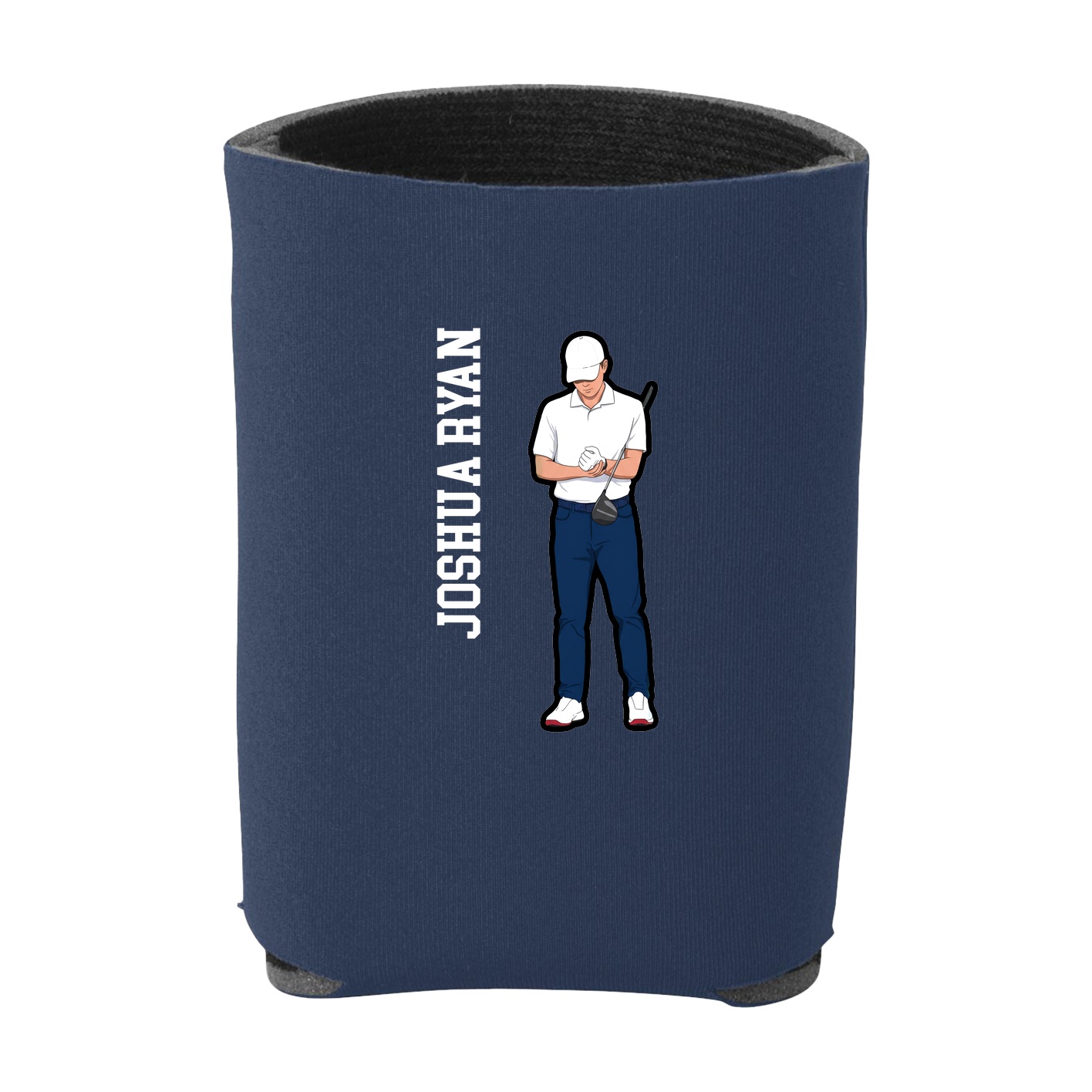 Can Holder — Name Vertical in Navy