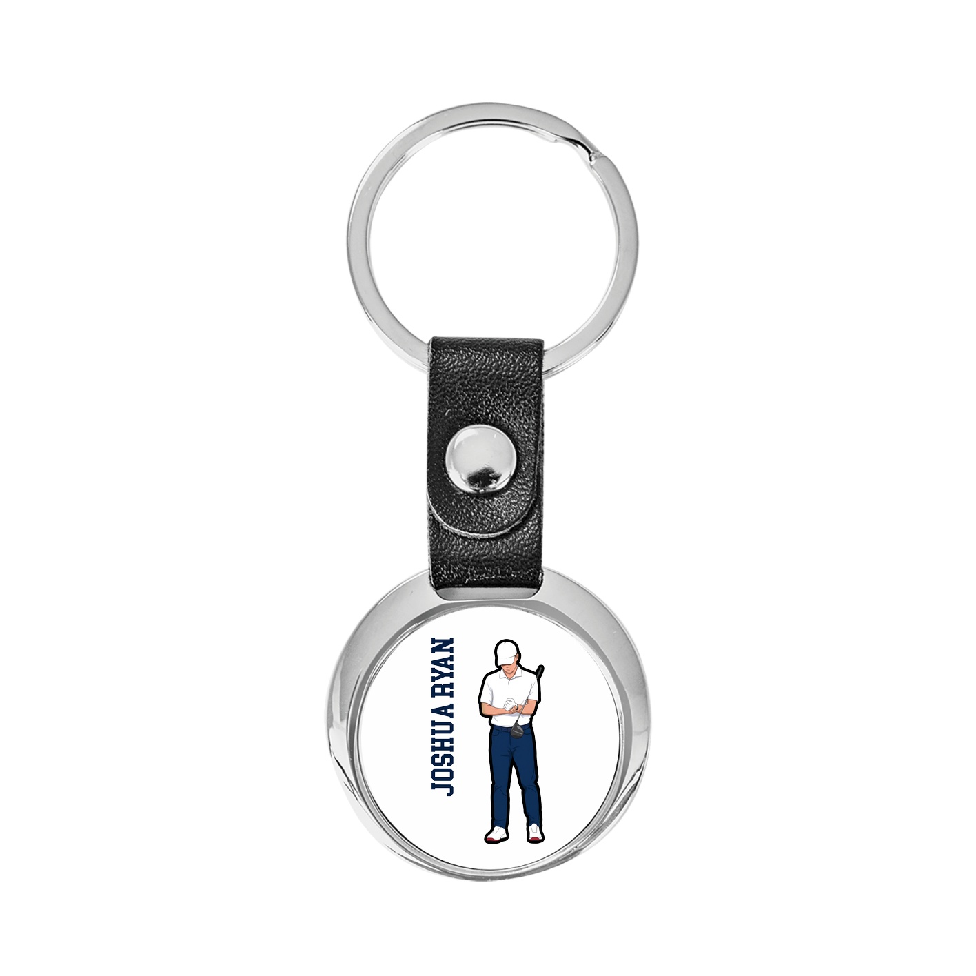 Key Chain — Name Vertical in Classic