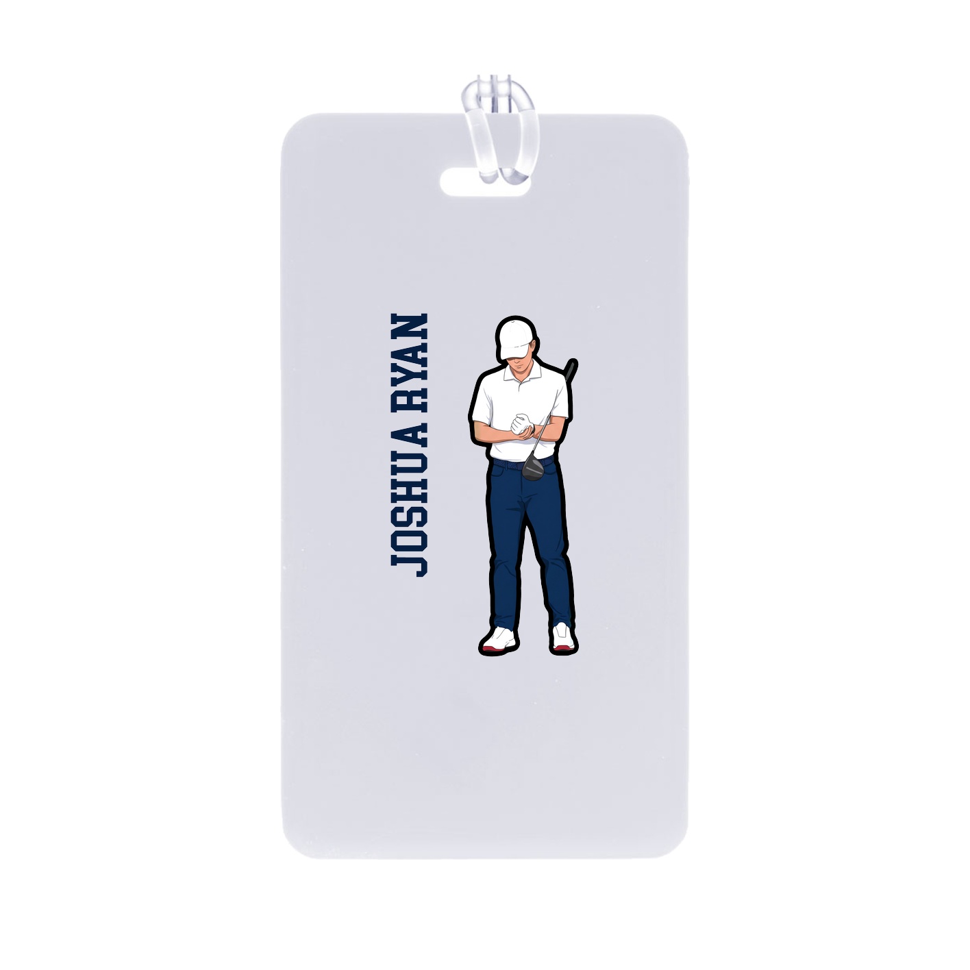 Bag Tag — Name Vertical in Classic