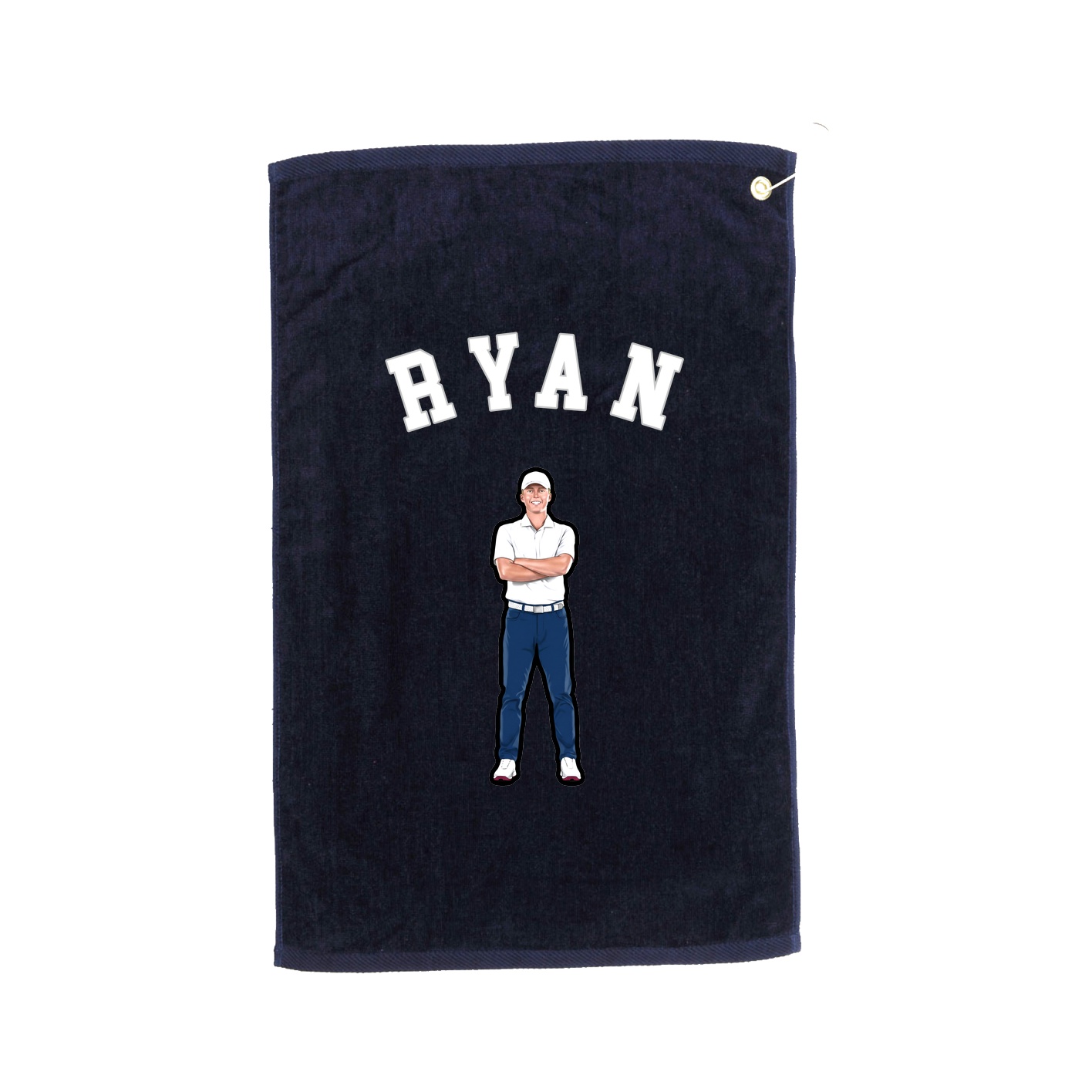 Golf Towel — Shirsey Arch in Navy