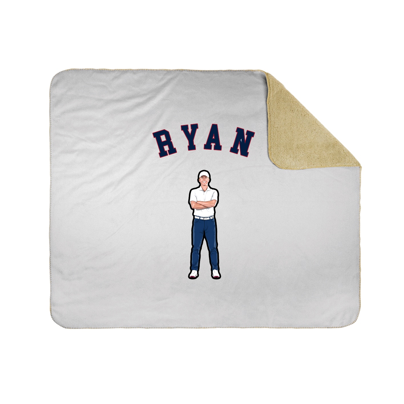 Throw Blanket — Shirsey Arch in White