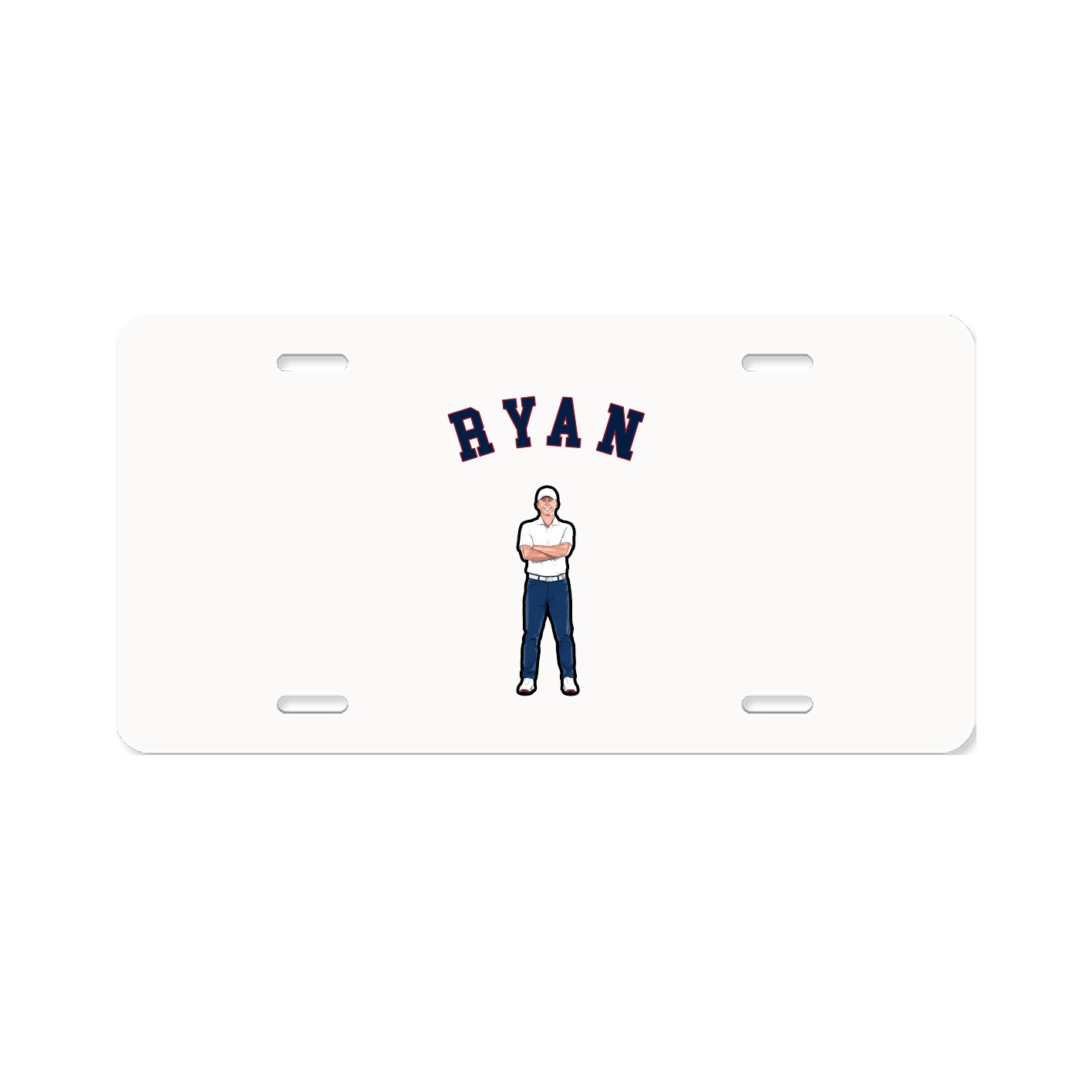 License Plate — Shirsey Arch in Classic